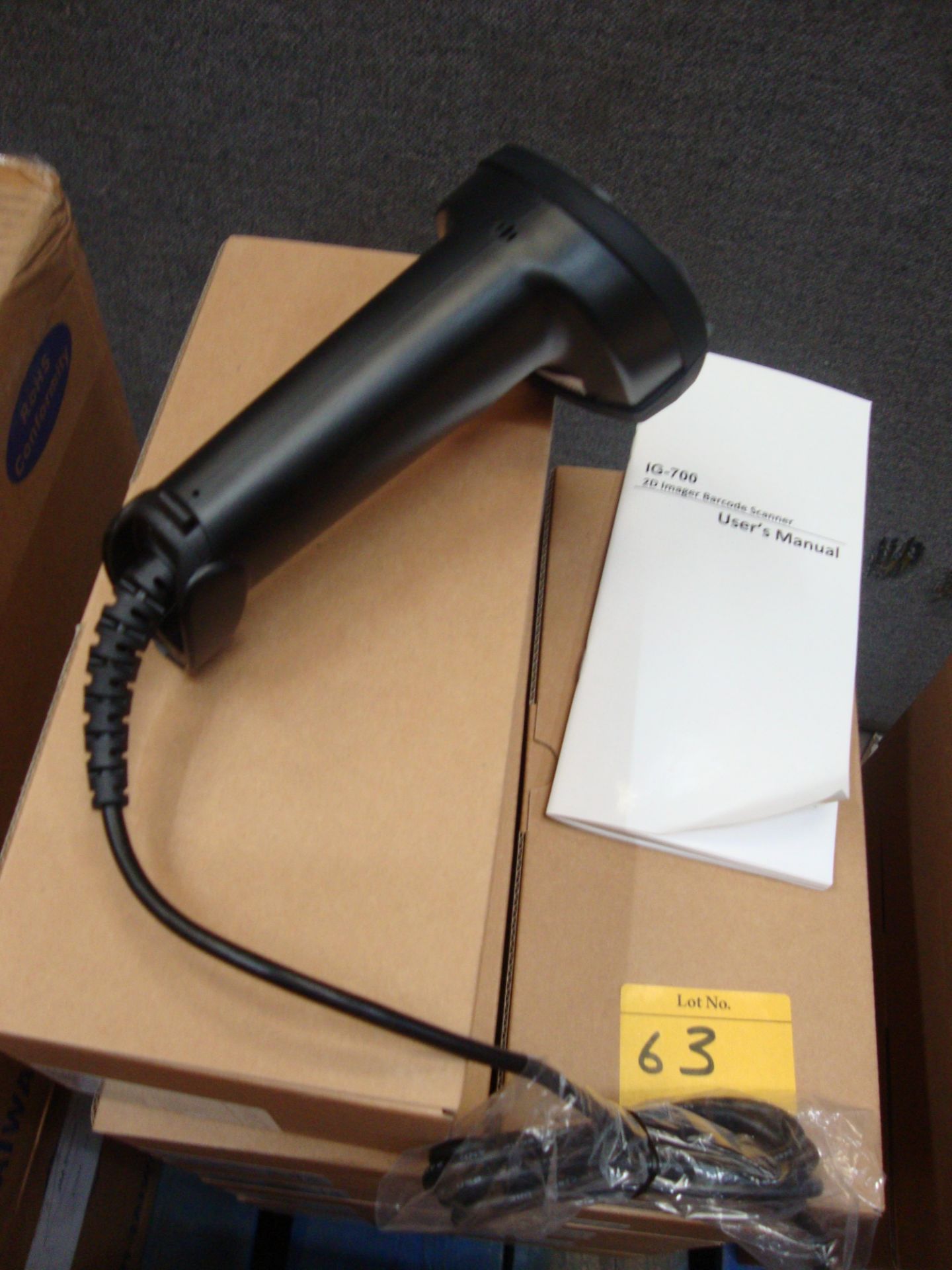 11 off Champtek/Scantech handheld barcode scanners model IG700 - these items would appear to be