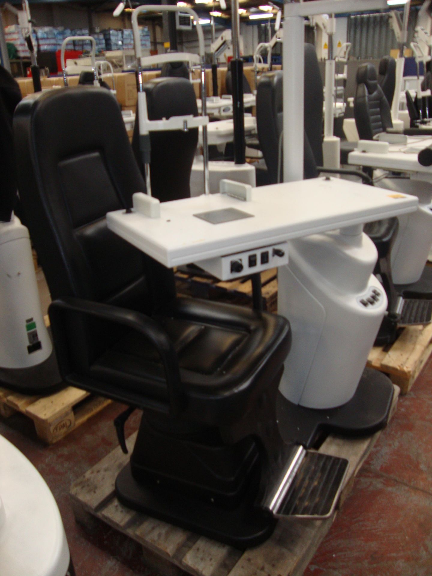 Combi unit testing chair & table. Please note that this sale consists of a large number of testing - Image 4 of 7