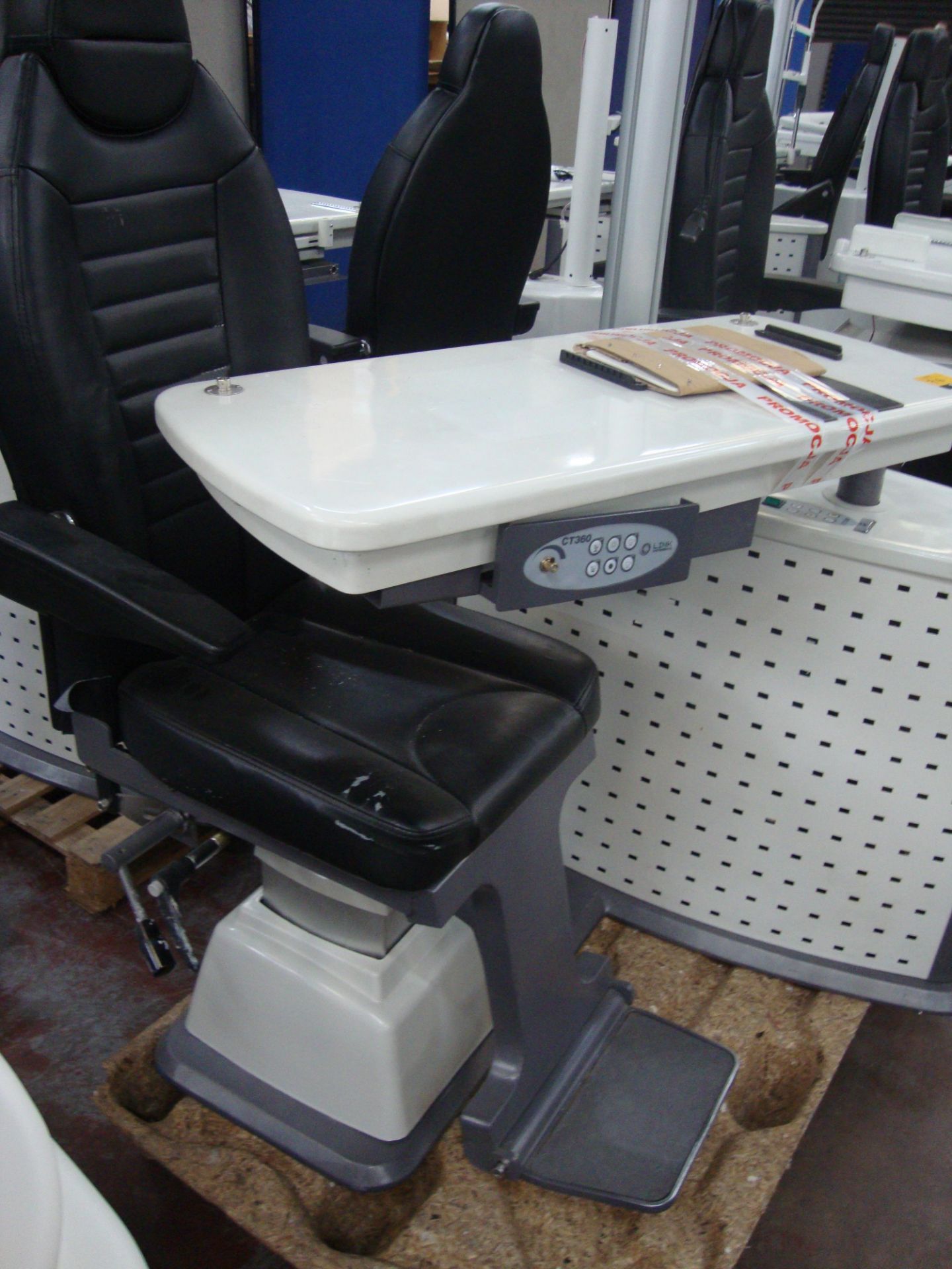 Combi unit testing chair & table. Please note that this sale consists of a large number of testing - Image 4 of 4