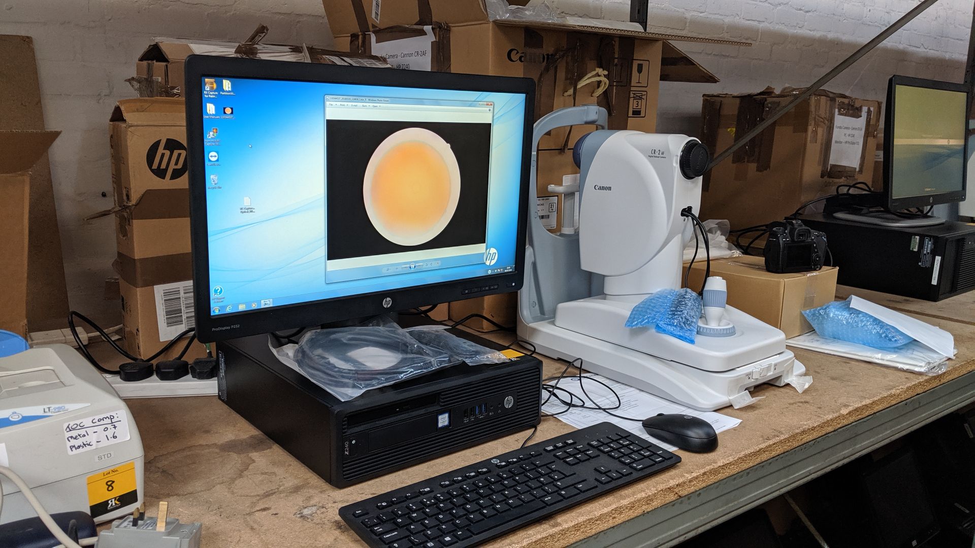 2018 Fundus Camera & PC including Canon model CR-2AF digital retinal camera - Image 2 of 20