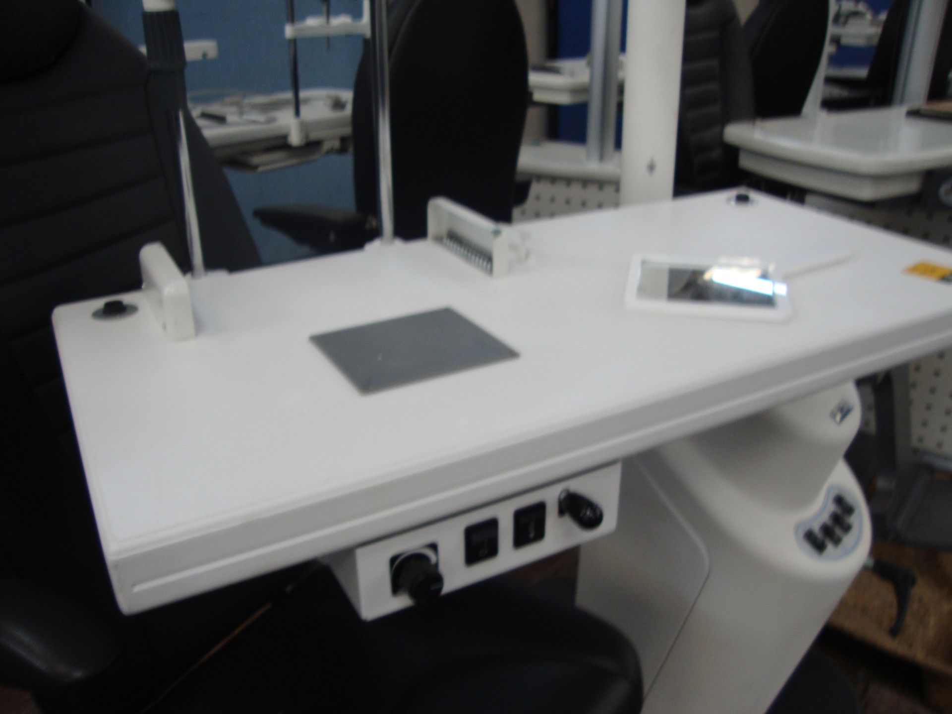 Combi unit testing chair & table. Please note that this sale consists of a large number of testing - Image 2 of 4