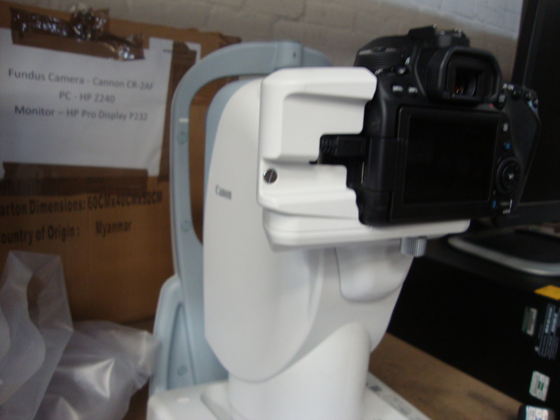 Fundus Camera set-up comprising Canon model CR-2AF digital retinal camera (incorporating Canon EOS - Image 7 of 14