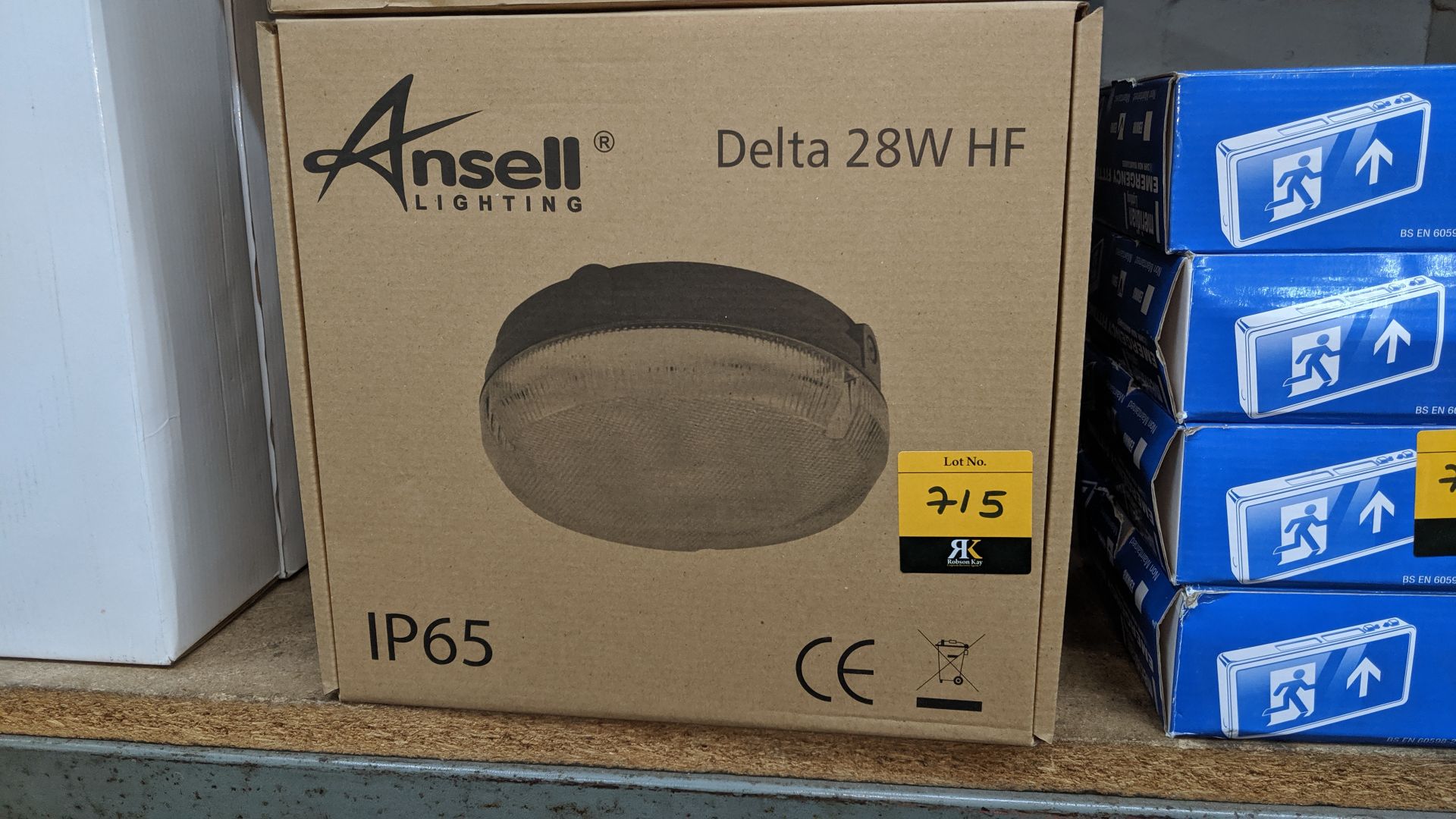 8 off Ansell Delta 28w HF IP65 bulkhead lighting units IMPORTANT: Please remember goods successfully - Image 2 of 3