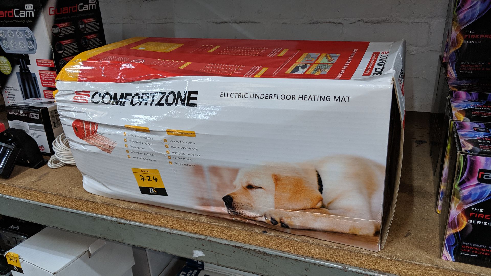 Comfort Zone electric underfloor heating mat IMPORTANT: Please remember goods successfully bid - Image 2 of 3