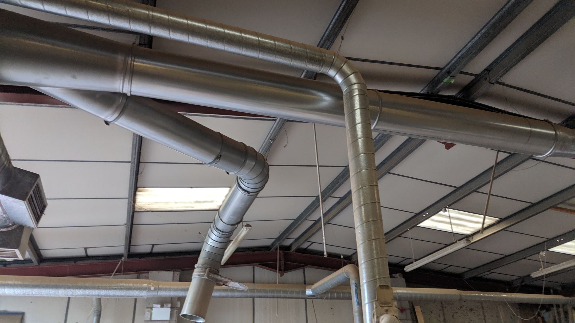 2 off large external dust extractors including ducting attached to each unit, running throughout the - Image 40 of 44