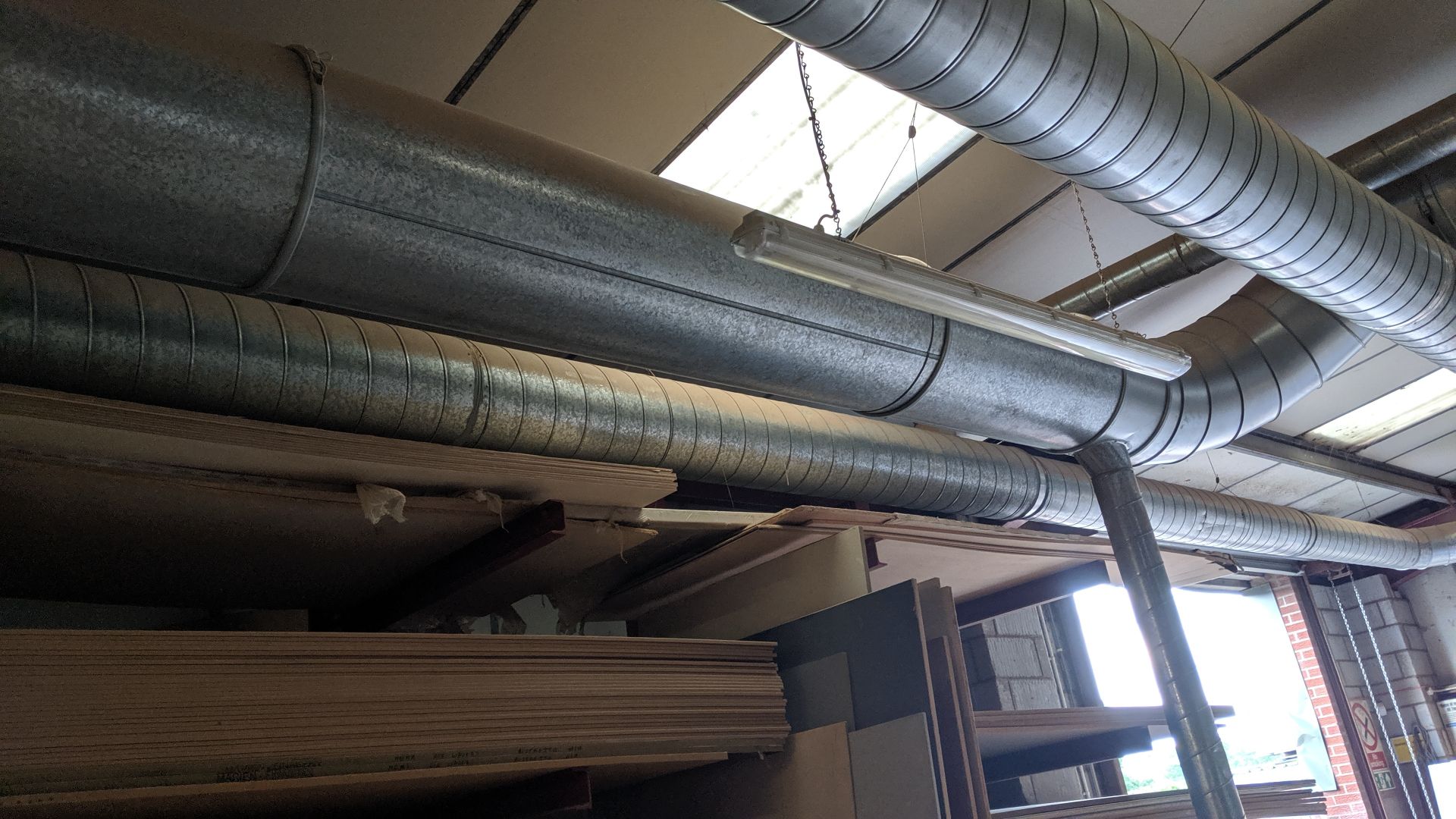 2 off large external dust extractors including ducting attached to each unit, running throughout the - Image 38 of 44