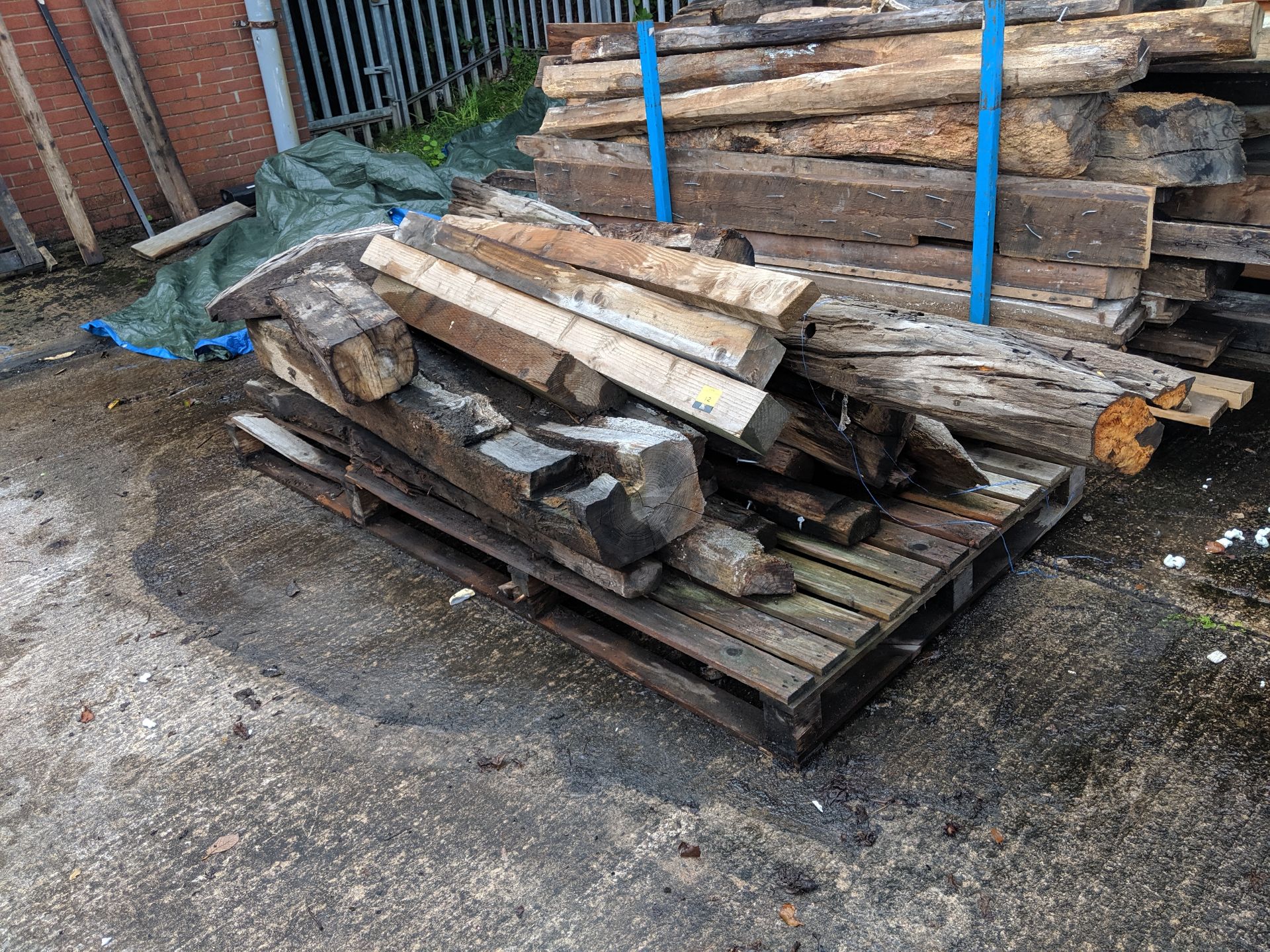 Pallet & contents of reclaimed timber IMPORTANT: Please remember goods successfully bid upon must be - Image 8 of 8