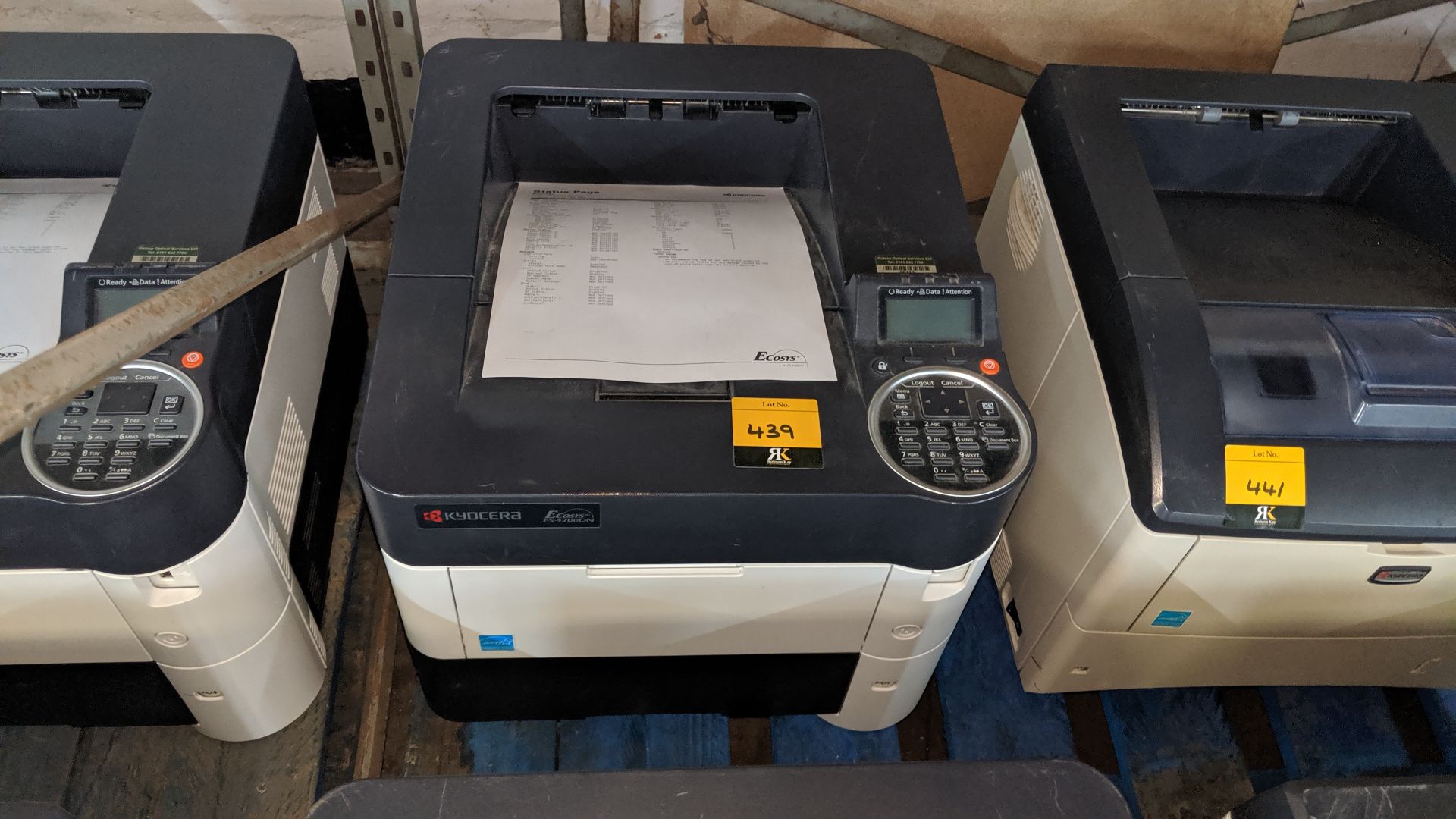 Kyocera A4 desktop laser printer model FS-4200DN. This is one of a large number of lots being sold - Image 2 of 2