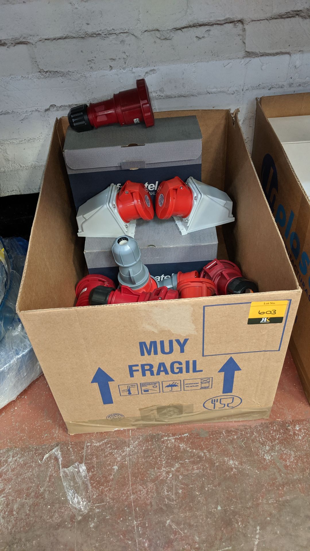 2 boxes of heavy-duty sockets & connectors for use with same. This is one of a number of lots - Image 2 of 5