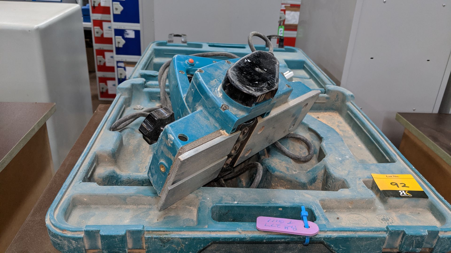 Makita 1923H 110v electric planer in case. This lot represents one of a small number of residual - Image 3 of 4