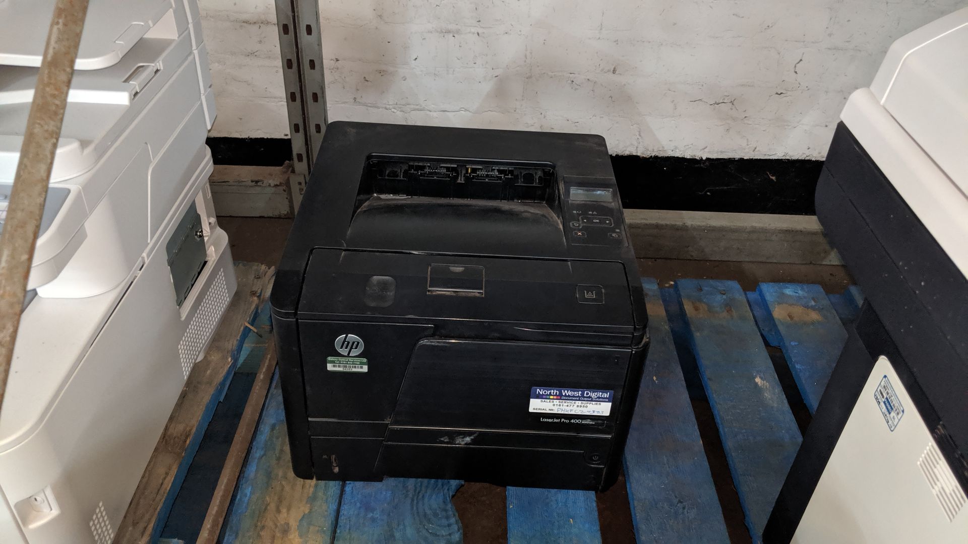 2 off assorted compact HP printers. This is one of a large number of lots being sold on behalf of - Image 3 of 3