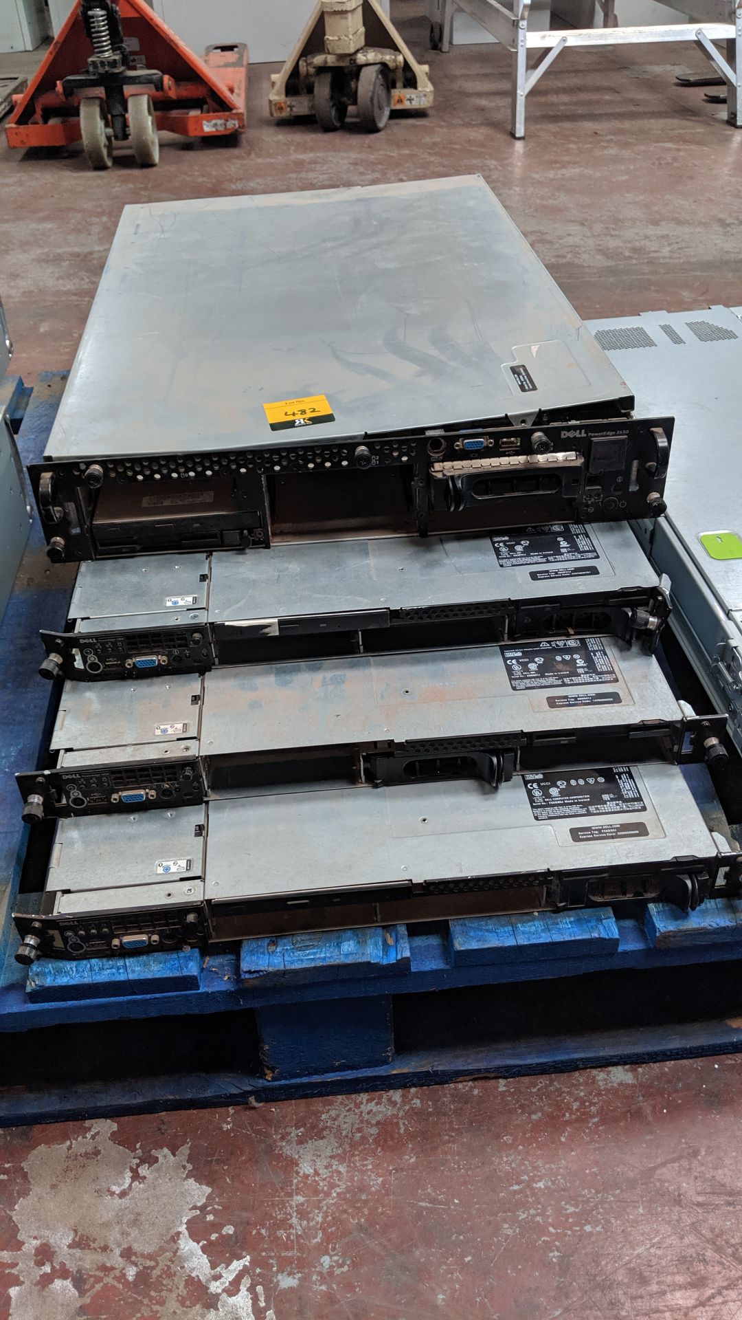 4 off assorted Dell Power Edge rack mountable servers. This is one of a large number of lots being - Image 2 of 7