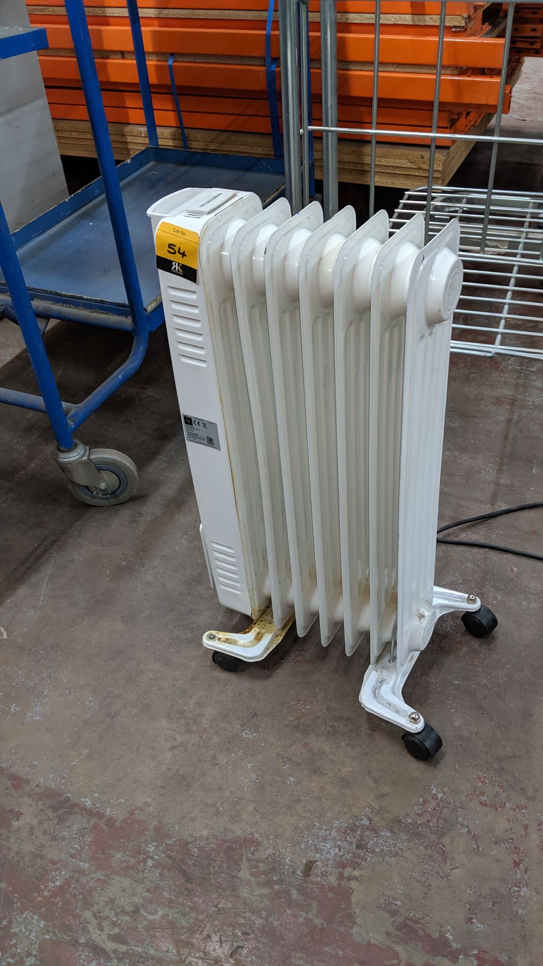 Oil filled radiator. This is one of a number of lots being sold on behalf of the liquidator of a