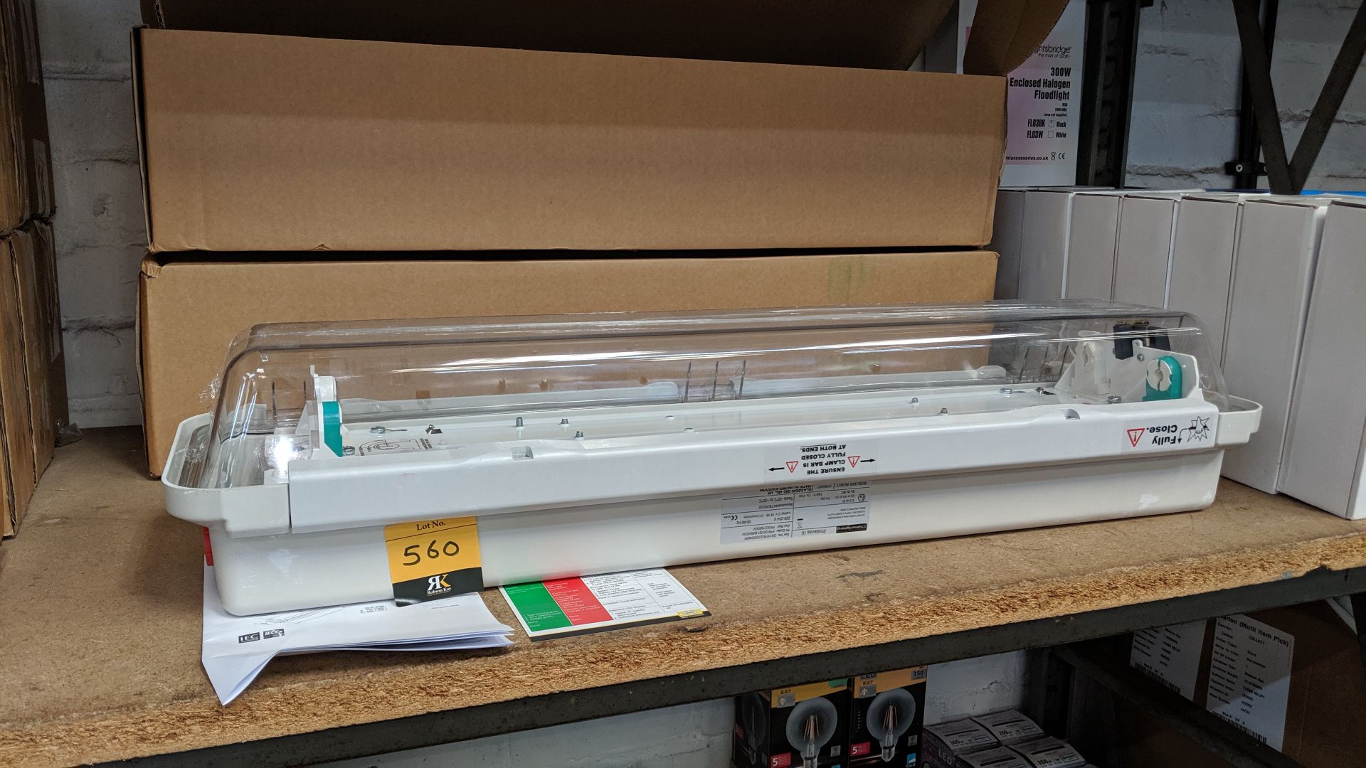 2 off Chalmit Emergency fluorescent lighting units. This is one of a number of lots being sold on