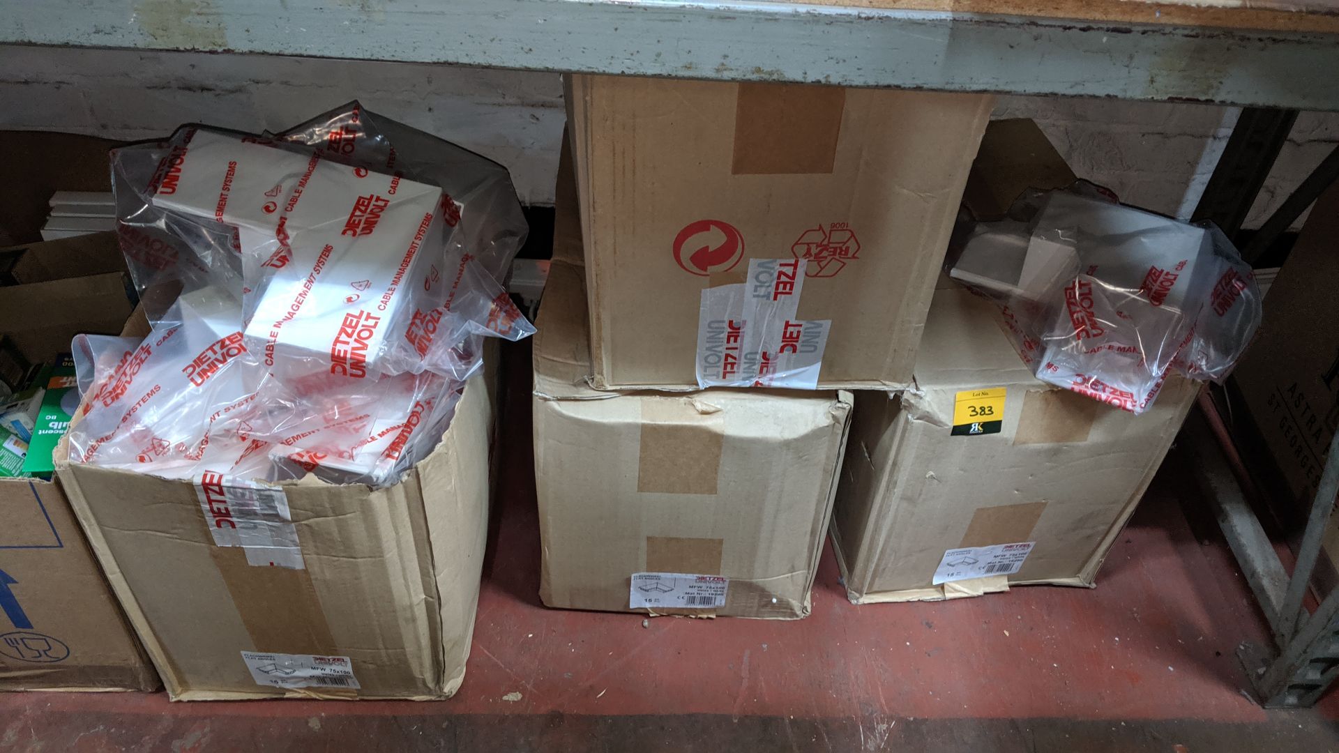 4 boxes of plastic venting. This is one of a number of lots being sold on behalf of an electrical - Image 2 of 4