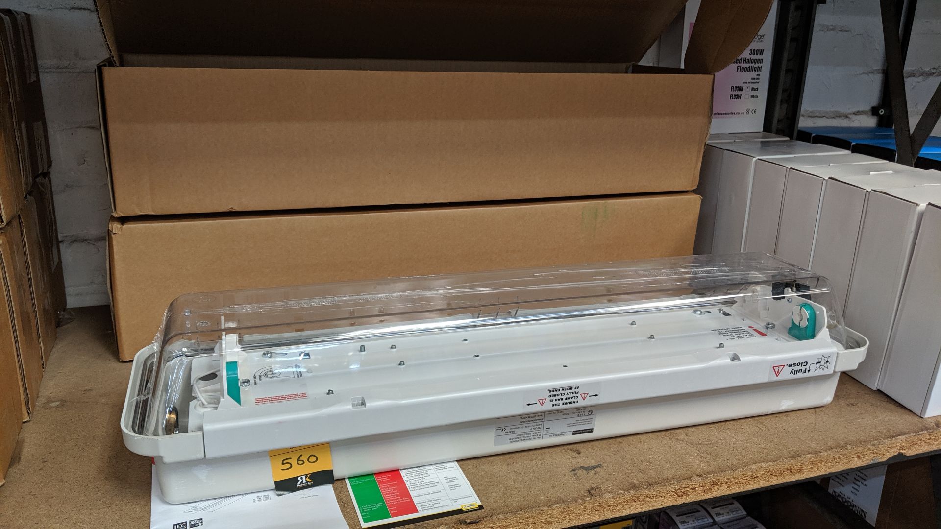 2 off Chalmit Emergency fluorescent lighting units. This is one of a number of lots being sold on - Image 2 of 2