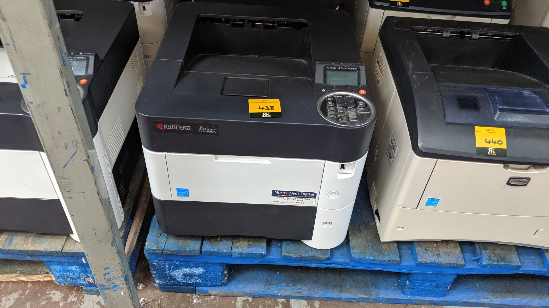 Kyocera A4 desktop laser printer model FS-4200DN. This is one of a large number of lots being sold - Image 2 of 2