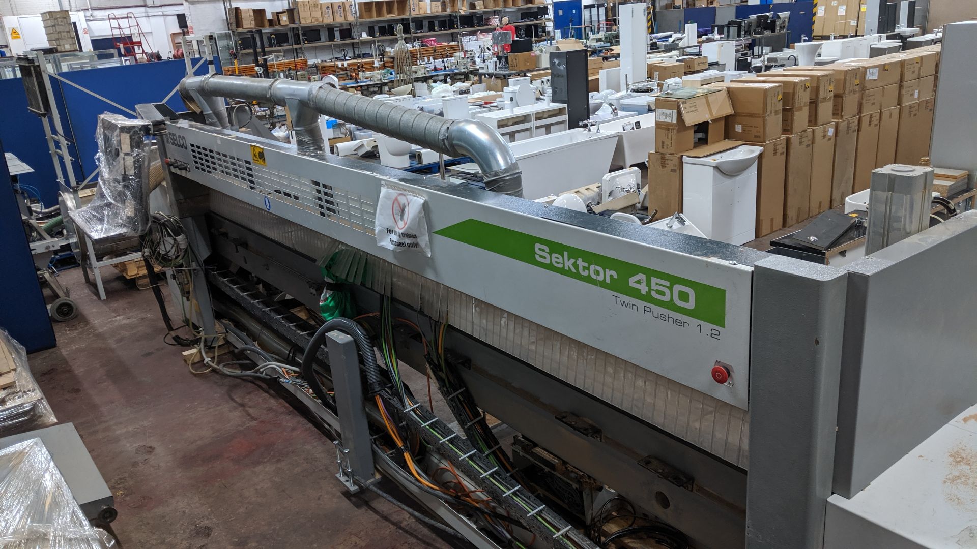 2014 Biesse Selco Sektor 450 twin pusher 1.2 beam/panel saw. - Image 4 of 33