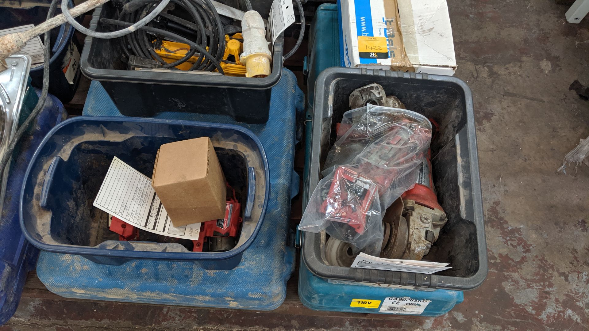 Contents of a pallet of assorted power tools. This is one of a number of lots that relate to a power - Image 6 of 8