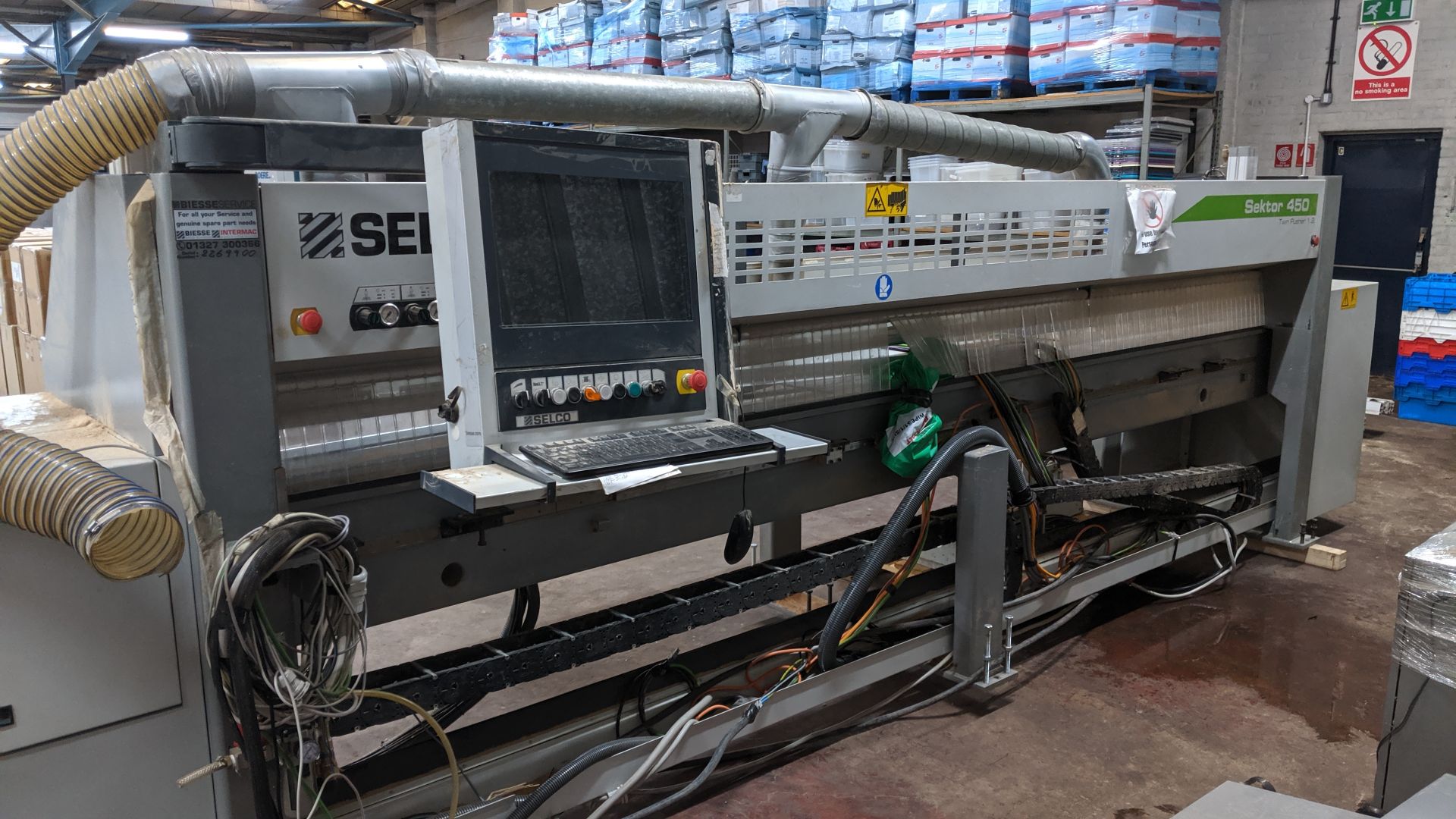 2014 Biesse Selco Sektor 450 twin pusher 1.2 beam/panel saw. - Image 11 of 33