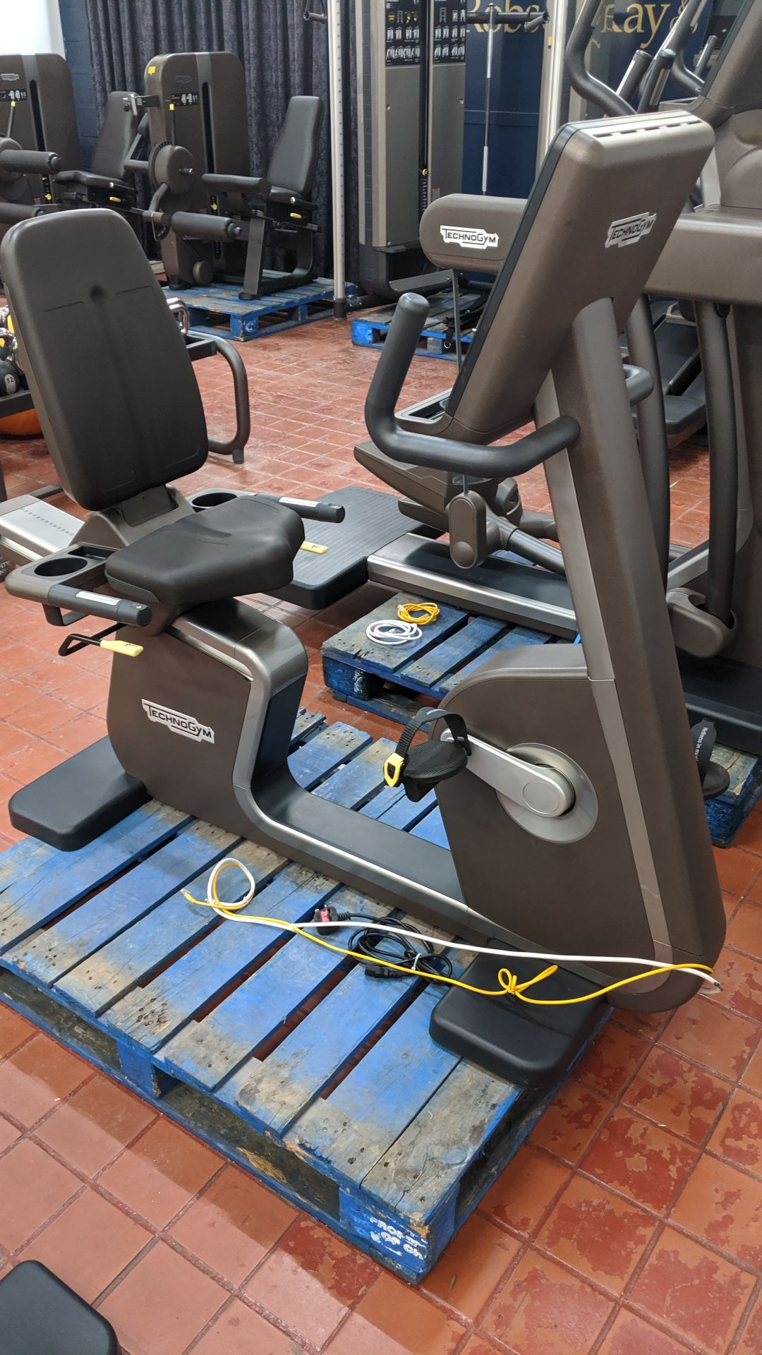 Technogym Artis exercise bike (recline). Purchased new in 2016 - refurbished/recommissioned by - Image 9 of 17