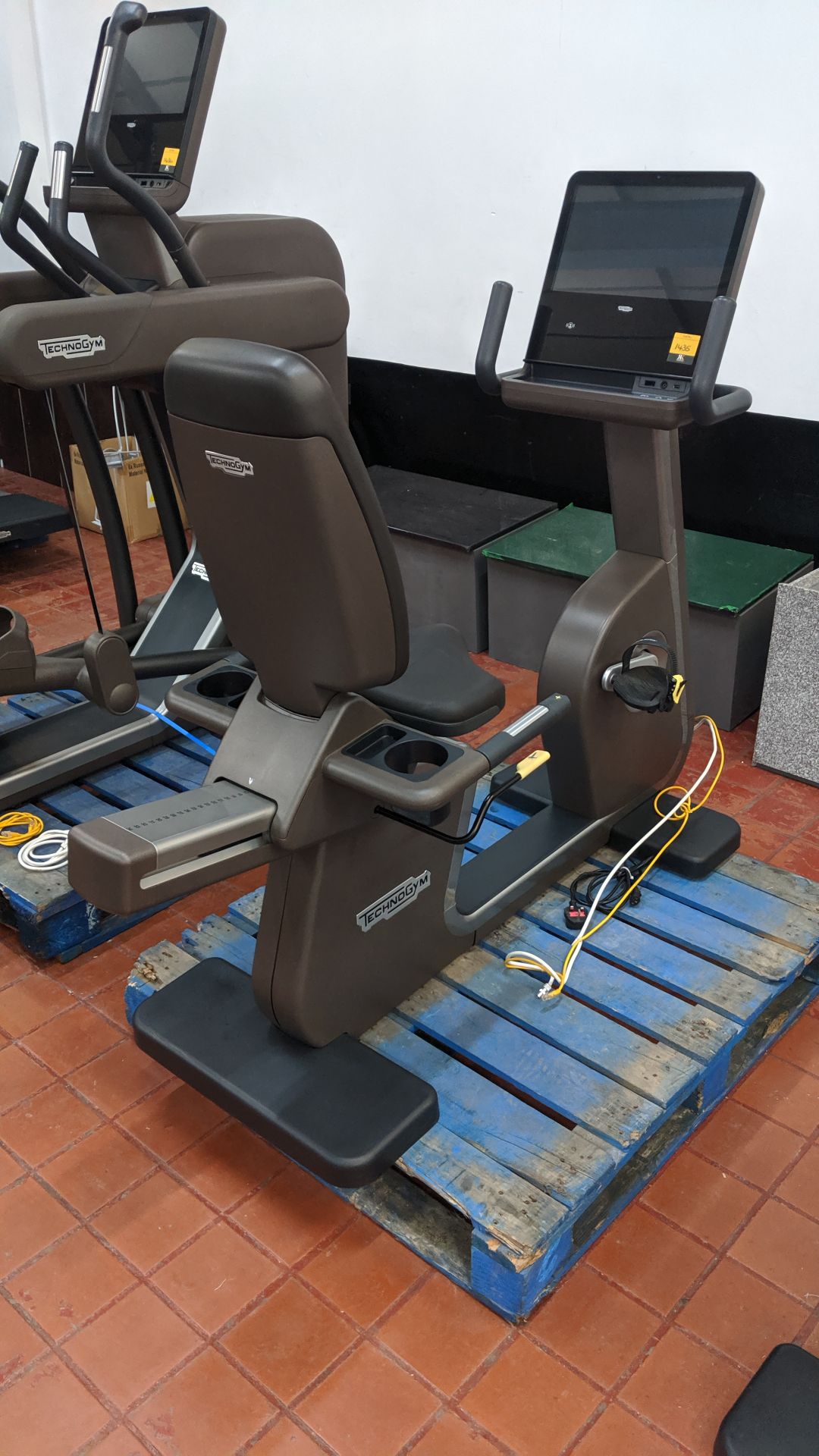 Technogym Artis exercise bike (recline). Purchased new in 2016 - refurbished/recommissioned by