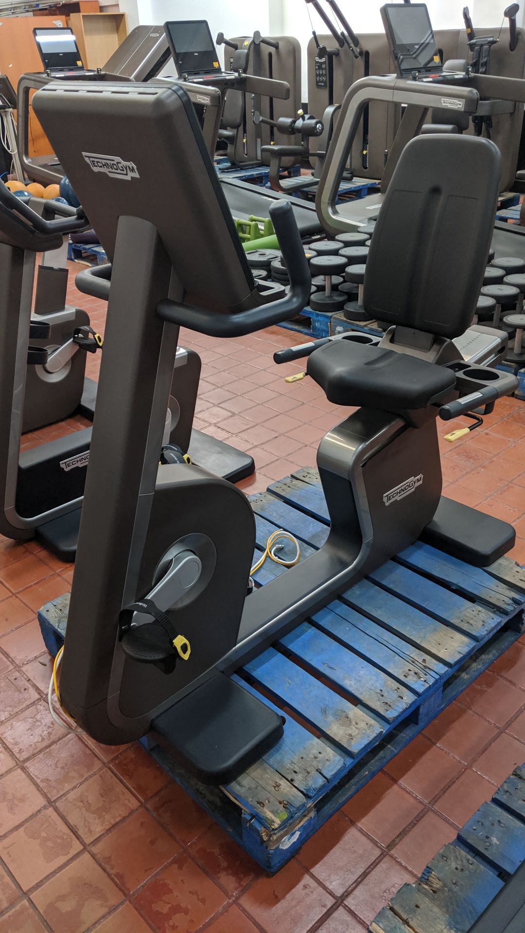 Technogym Artis exercise bike (recline). Purchased new in 2016 - refurbished/recommissioned by - Image 7 of 17