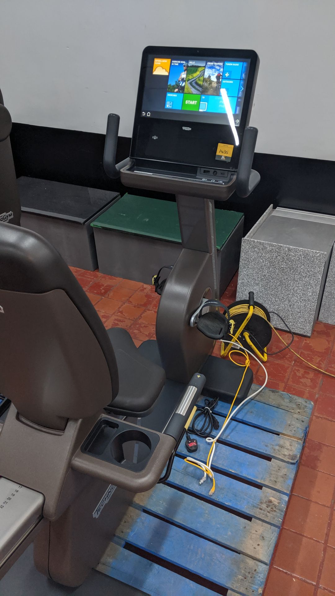 Technogym Artis exercise bike (recline). Purchased new in 2016 - refurbished/recommissioned by - Image 2 of 17