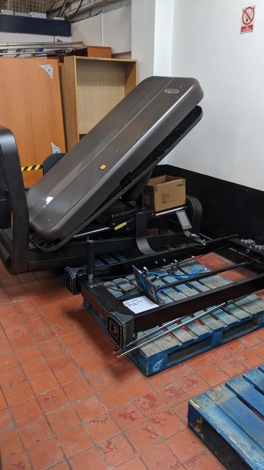 Technogym leg press - this item is currently located across two pallets. It is understood to have