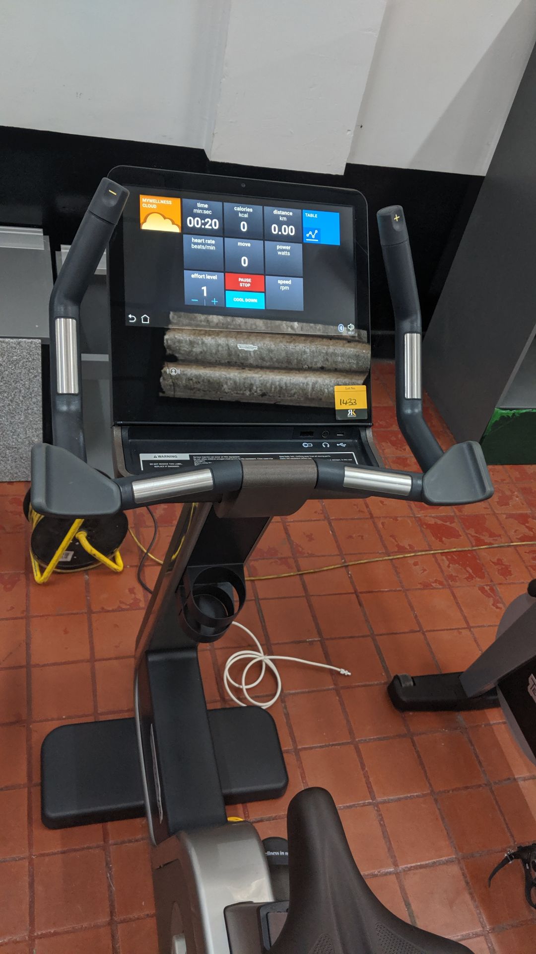 Technogym Artis exercise bike. Purchased new in 2016 - refurbished/recommissioned by Technogym - - Image 13 of 15