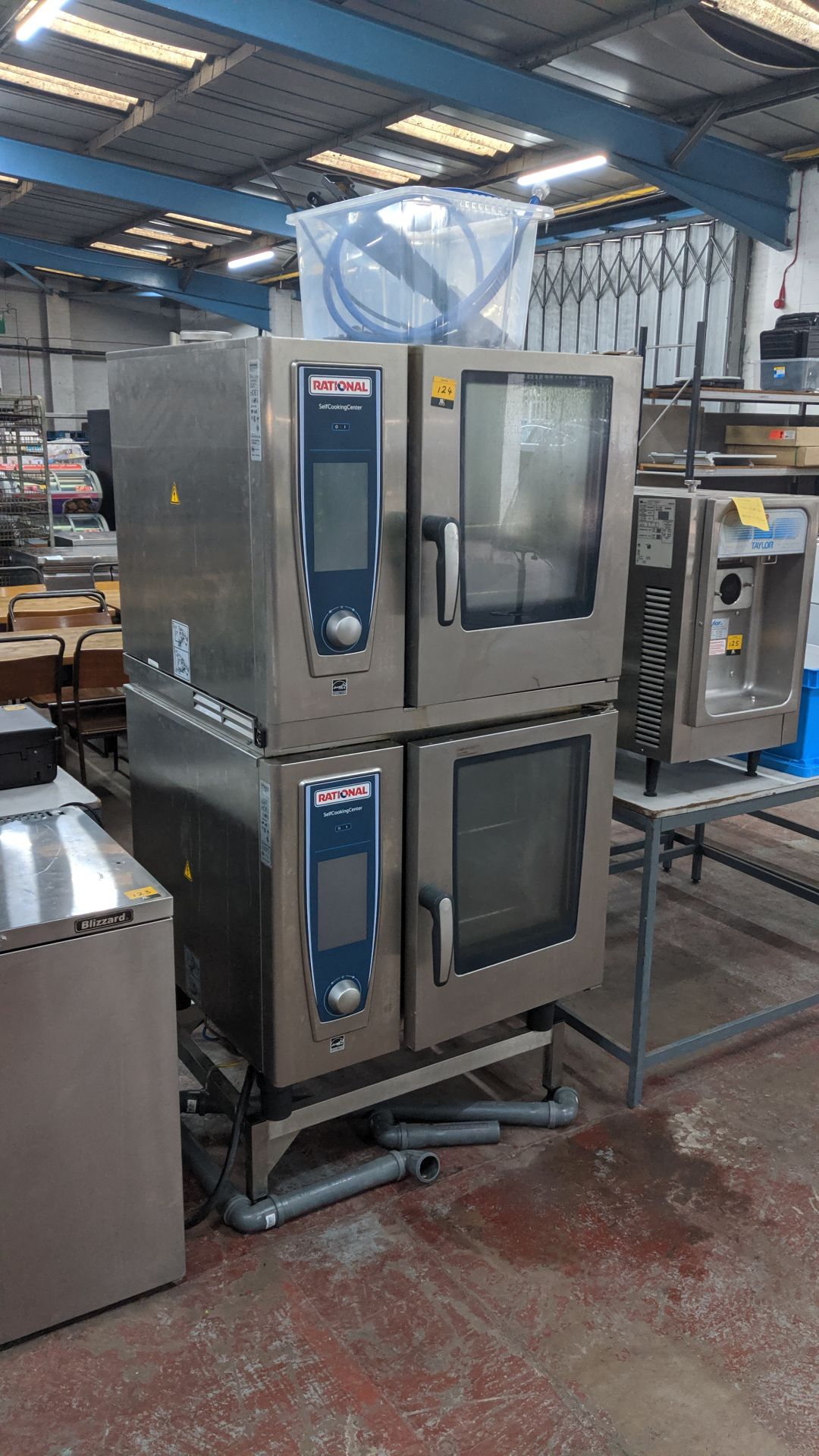 2018 Rational SCCW61E twin combi oven system comprising 2 off ovens plus Rational stacking kit & low - Image 12 of 13
