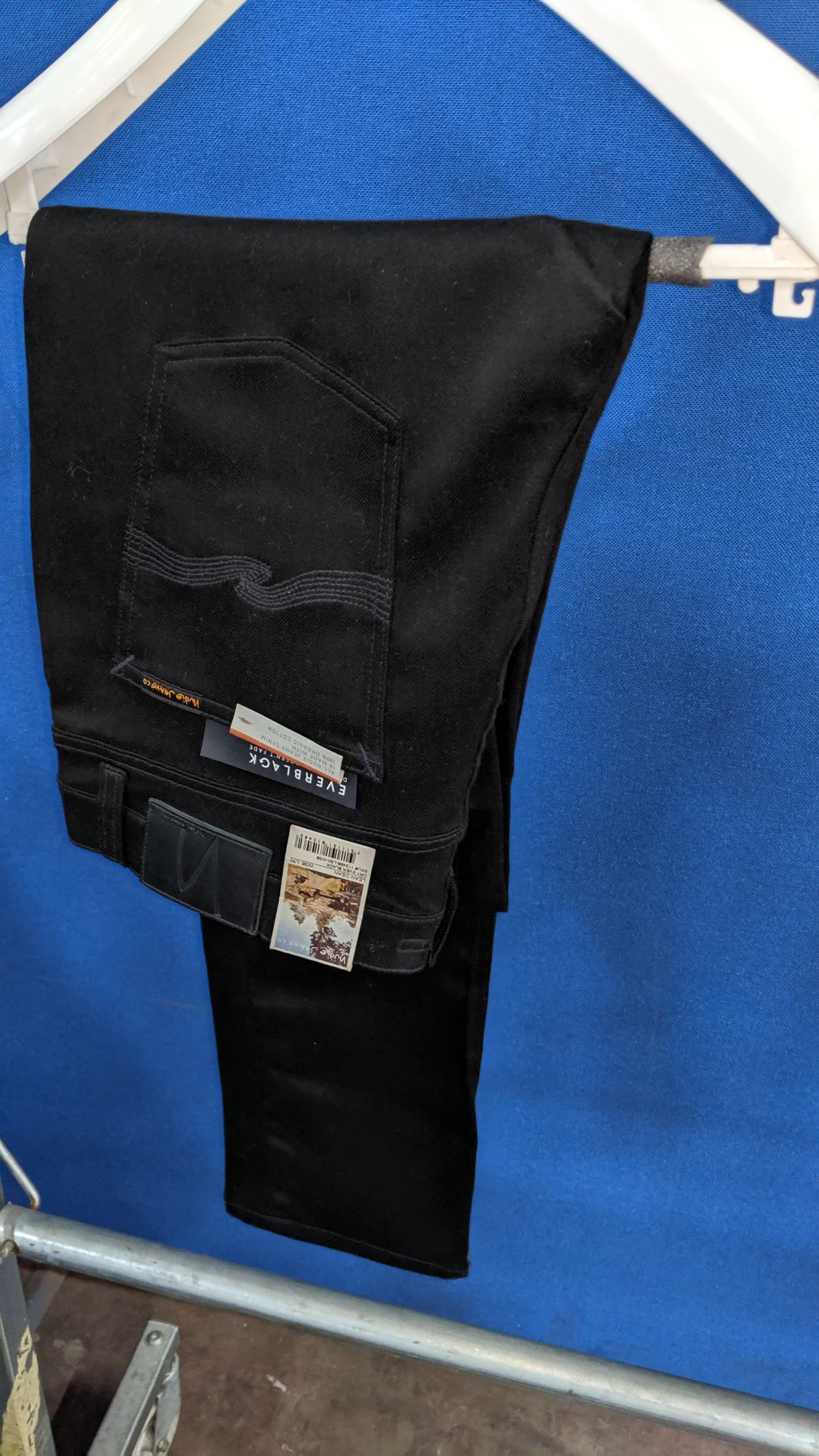 4 assorted pairs of Nudie Jeans in black and dark blue denim. This is one of a number of lots - Image 3 of 10