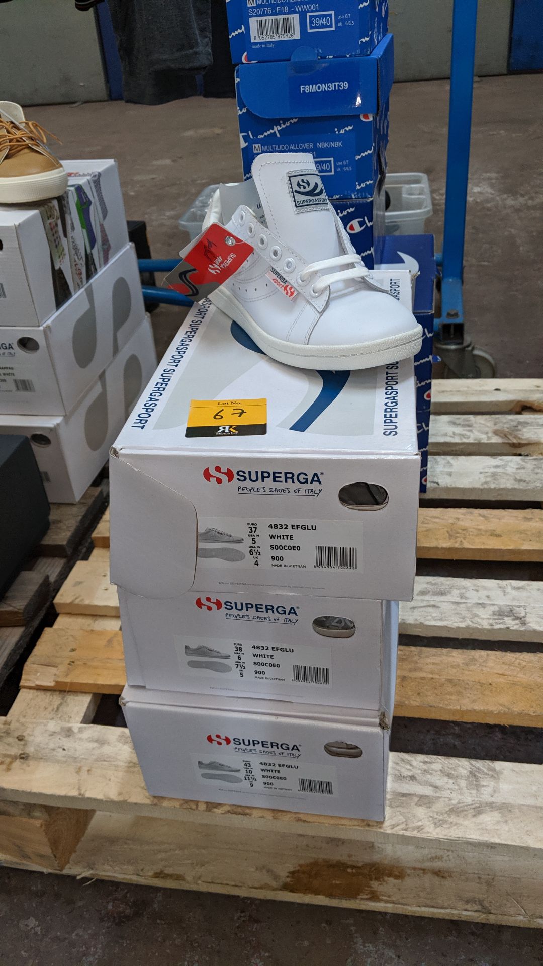 3 pairs of Superga trainers. This is one of a number of lots being sold on behalf of the liquidators - Image 2 of 4