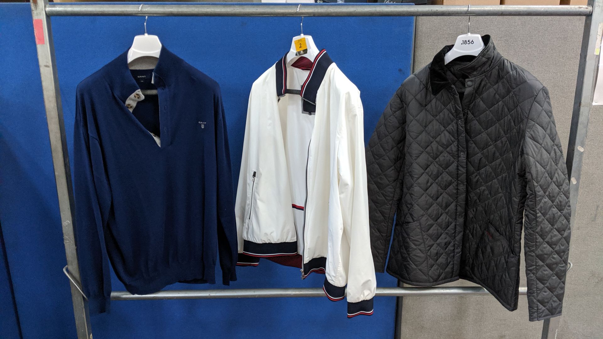 3 assorted men's jackets & top by Barbour, Gant & Blue Harbour. IMPORTANT: Please remember goods