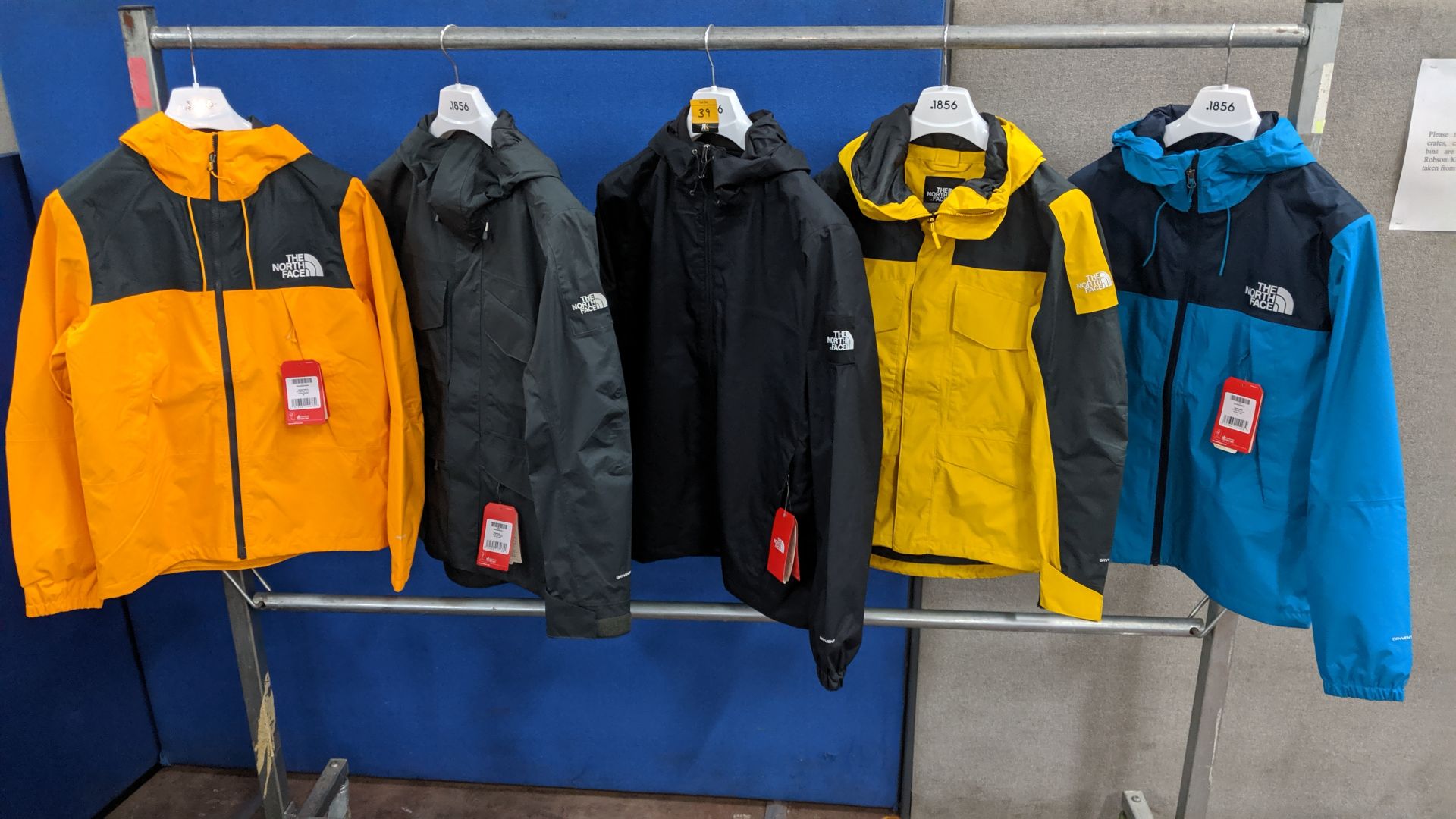 5 off assorted North Face zip up jackets. This is one of a number of lots being sold on behalf of - Image 2 of 13