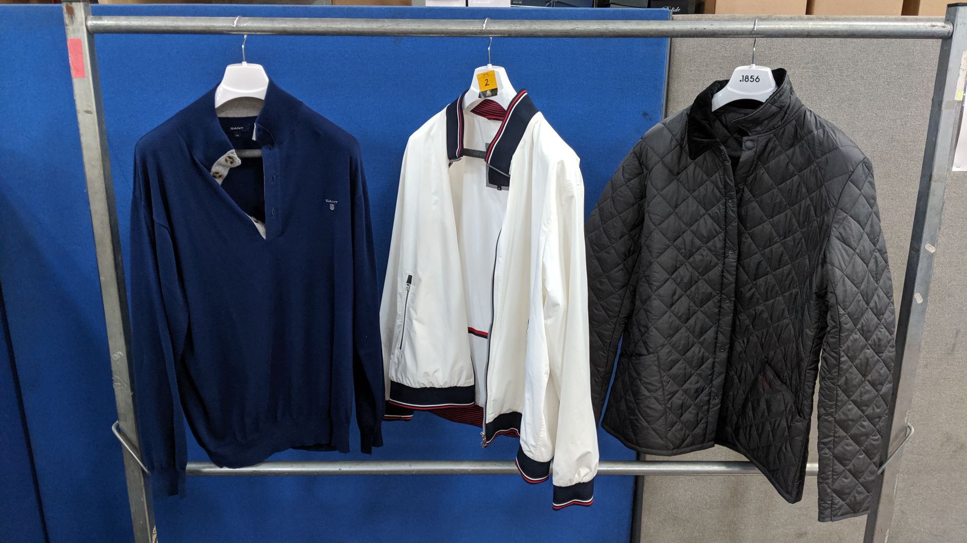 3 assorted men's jackets & top by Barbour, Gant & Blue Harbour. IMPORTANT: Please remember goods - Image 2 of 6