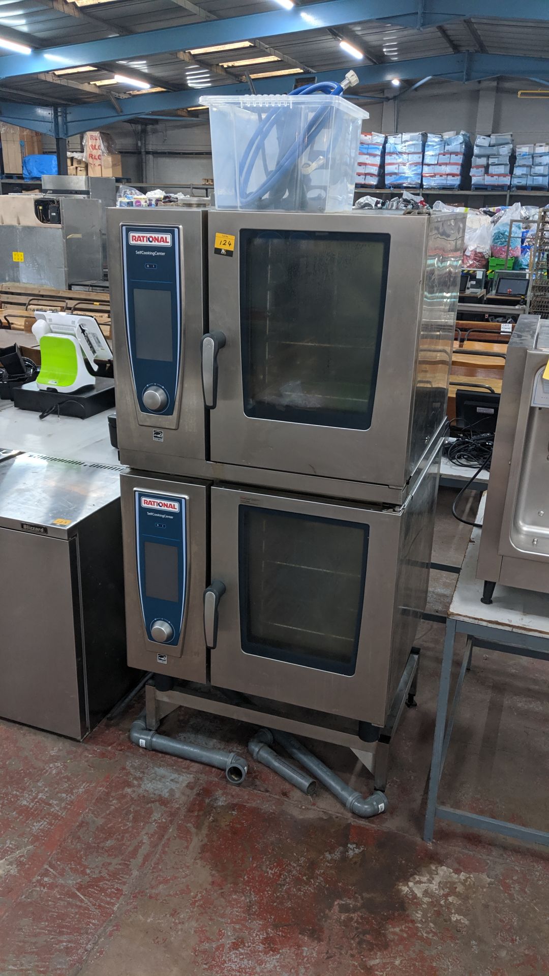 2018 Rational SCCW61E twin combi oven system comprising 2 off ovens plus Rational stacking kit & low - Image 2 of 13
