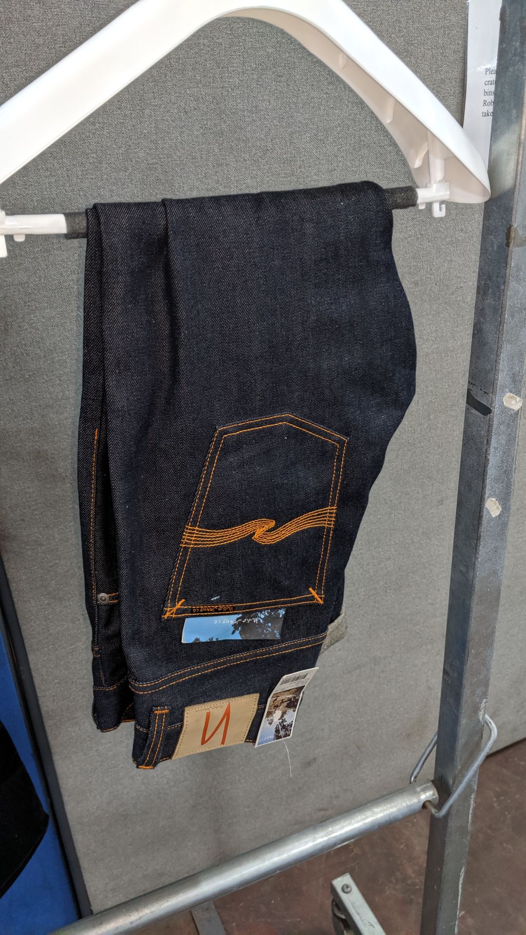 4 assorted pairs of Nudie Jeans in black and dark blue denim. This is one of a number of lots - Image 9 of 10