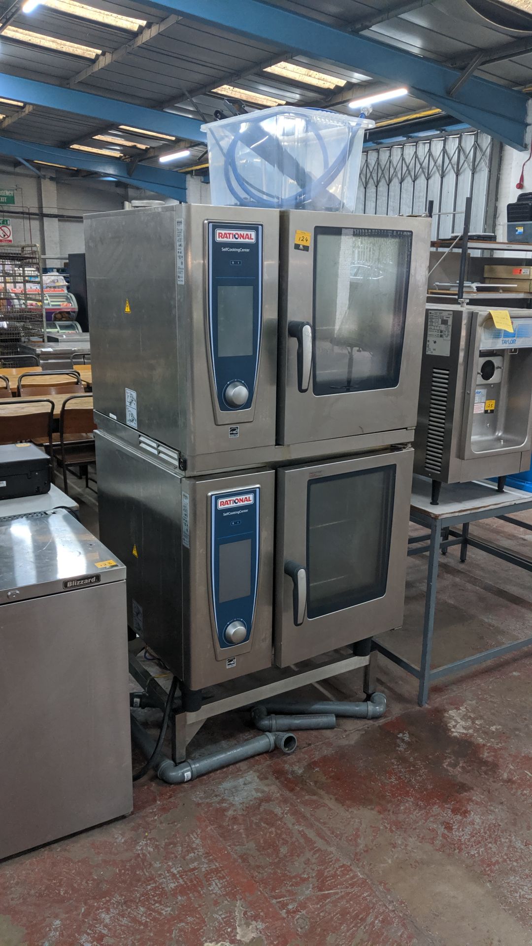 2018 Rational SCCW61E twin combi oven system comprising 2 off ovens plus Rational stacking kit & low - Image 13 of 13