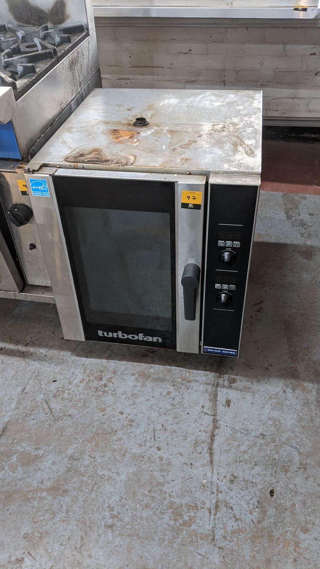 Blue Seal turbo fan oven, purchased new for £1,930 plus VAT . This is one of three items purchased