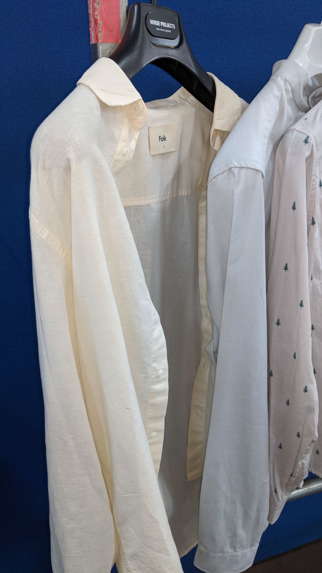 8 assorted long sleeve shirts by Pleasants, Wood Wood, Tuk Tuk & others . This is one of a number of - Image 6 of 12