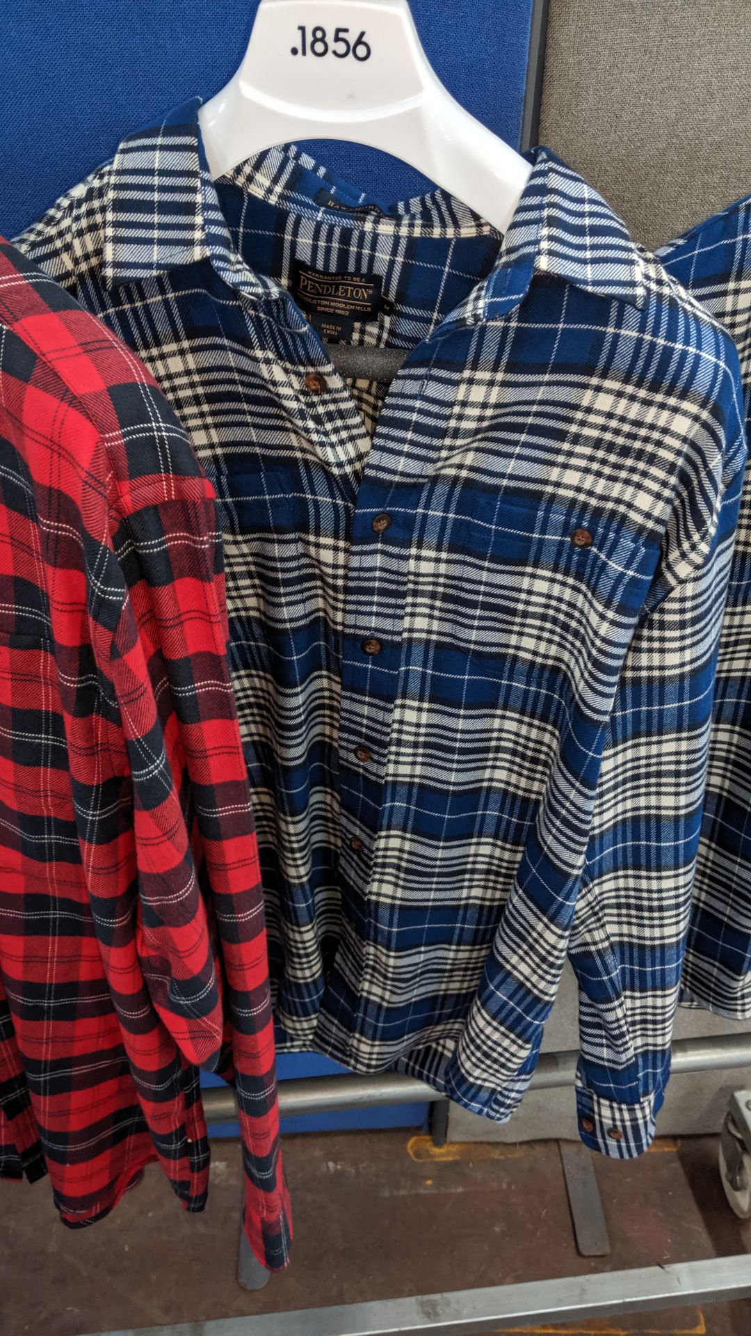 4 off long sleeve shirts by Pendleton. This is one of a number of lots being sold on behalf of the - Image 4 of 9