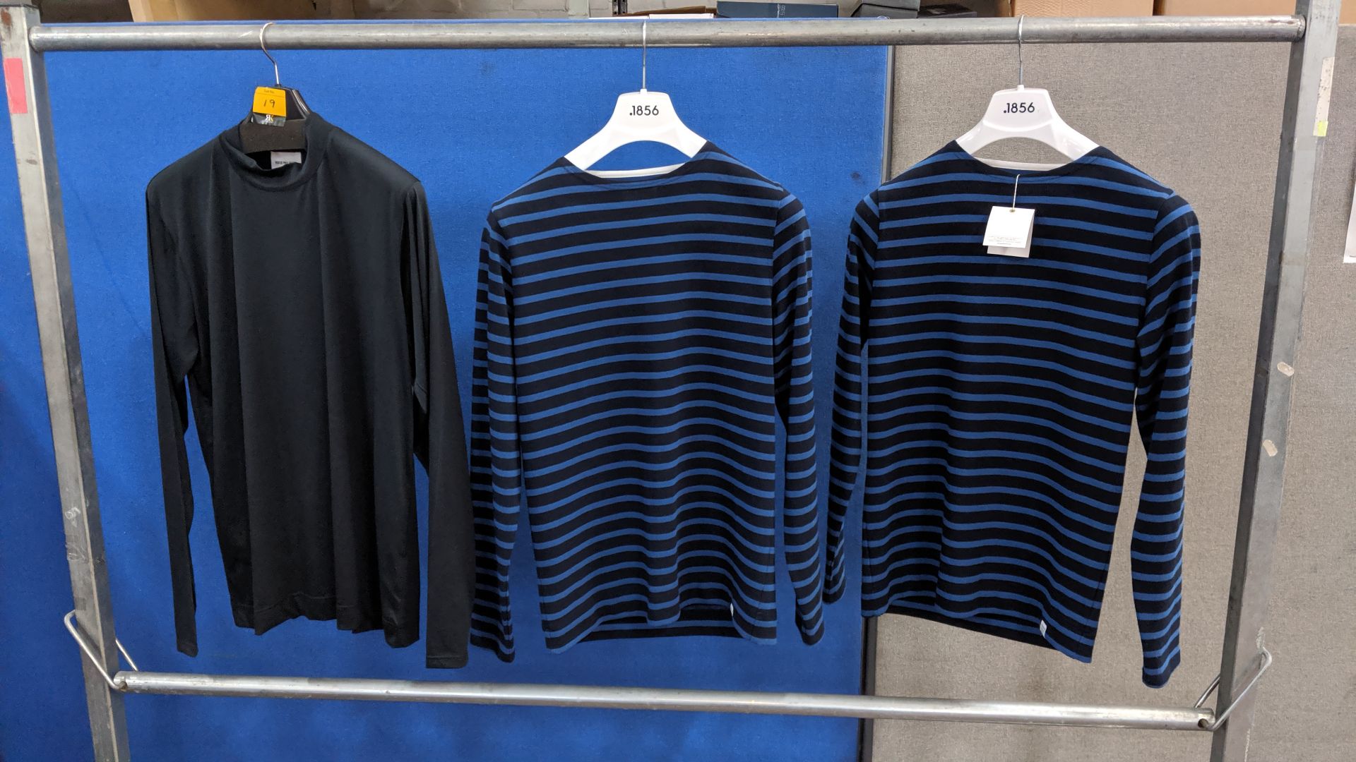 3 off assorted Norse Projects long sleeve round neck tops. This is one of a number of lots being - Image 2 of 5