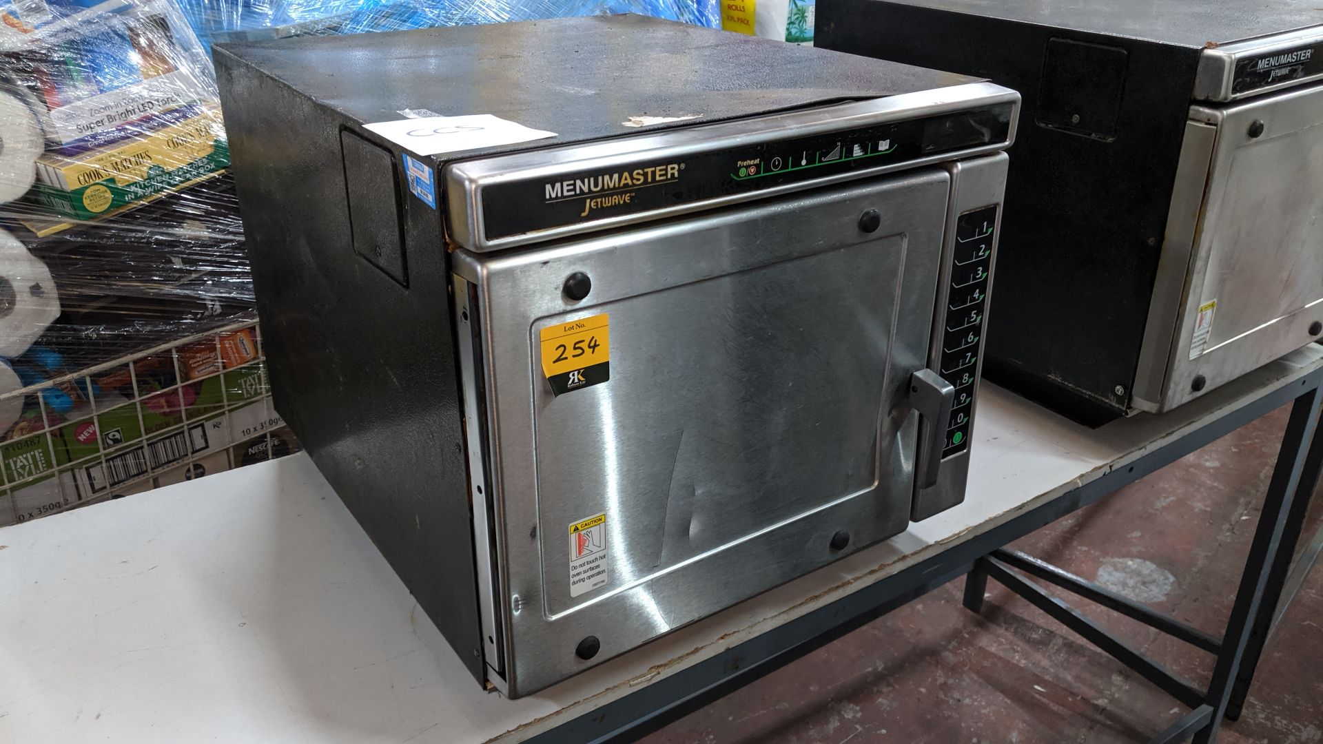 Jetwave Menu Master commercial microwave. IMPORTANT: Please remember goods successfully bid upon