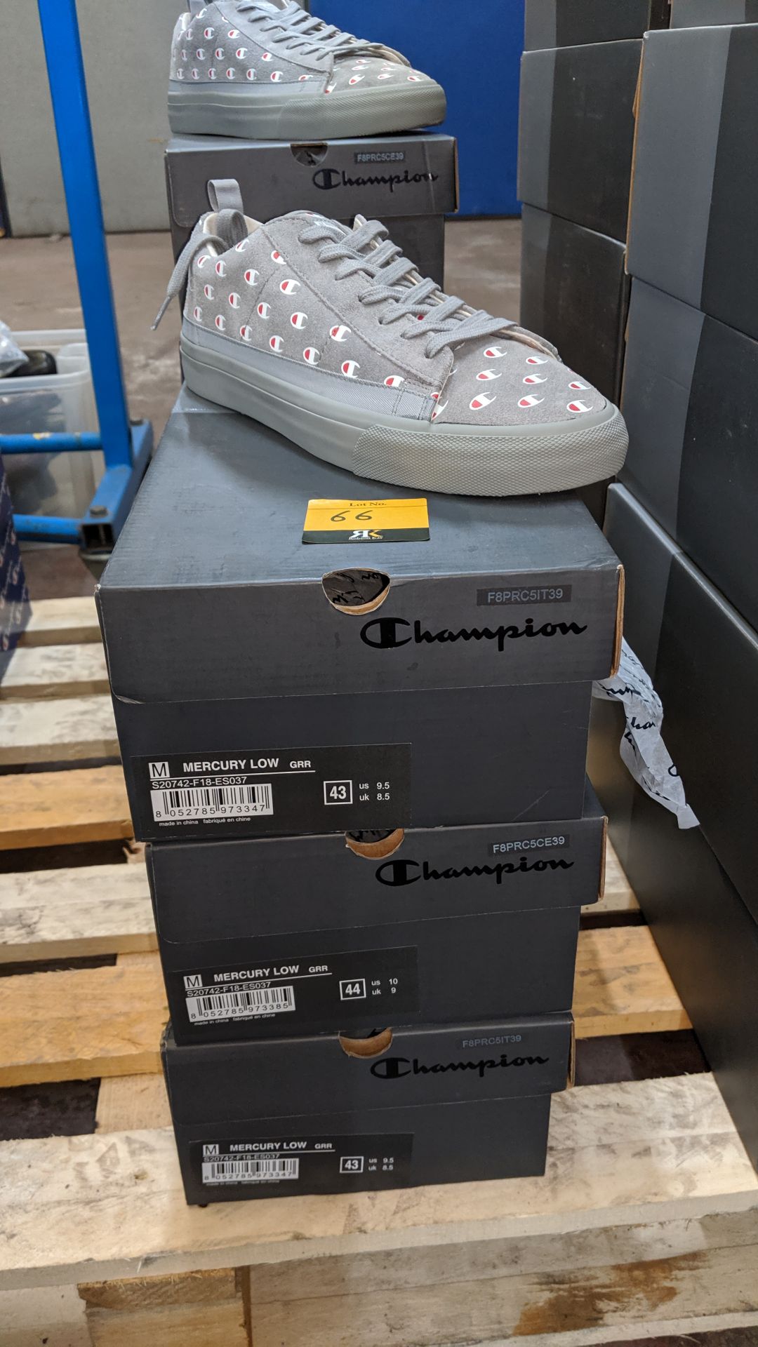 7 pairs of Champion Mercury Low trainers. This is one of a number of lots being sold on behalf of - Image 3 of 6