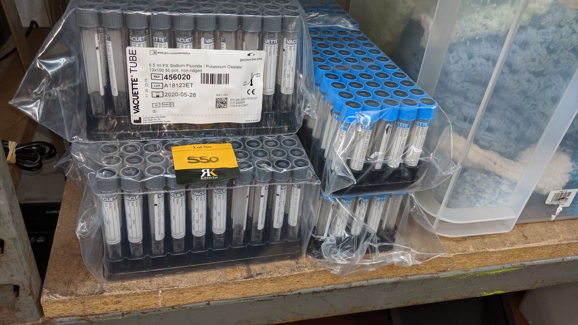 Quantity of medical sample tubes. This is one of a large number of lots used/owned by One To One ( - Image 3 of 4