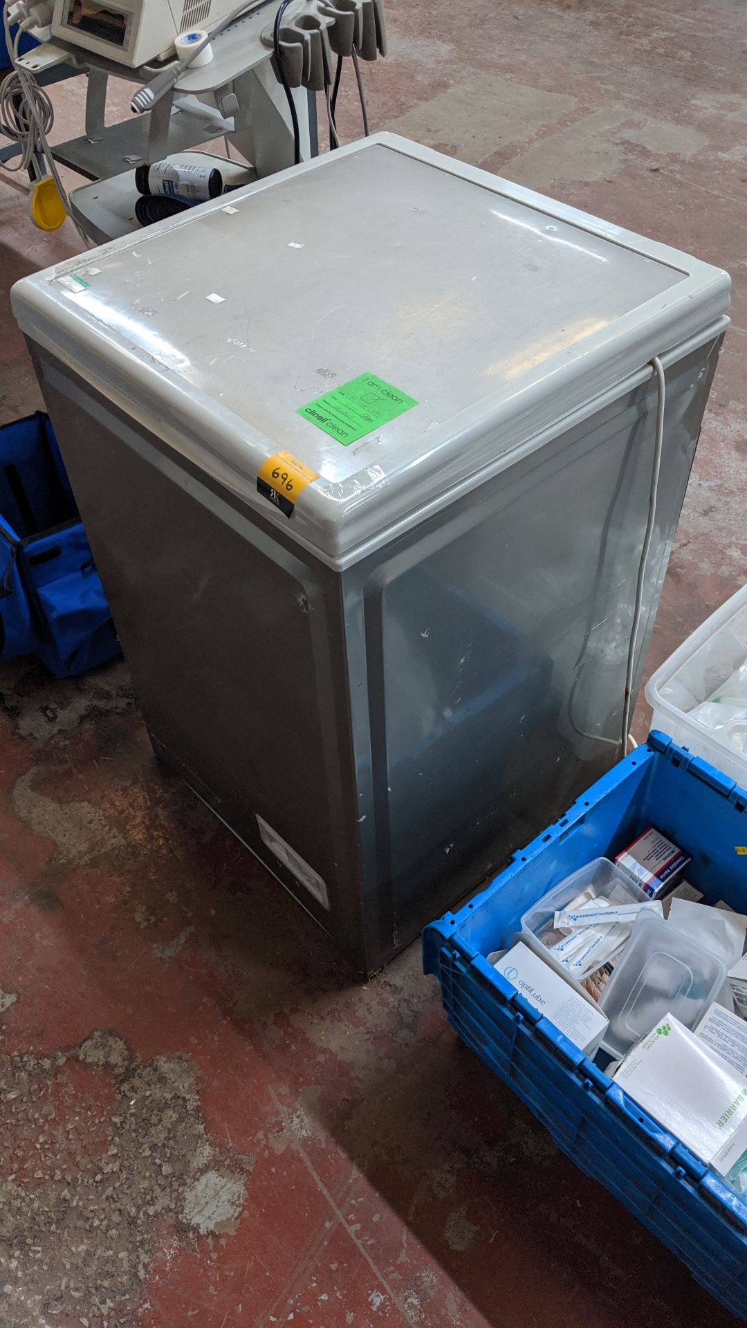 Compact chest freezer C5AES-B. This is one of a large number of lots used/owned by One To One (North