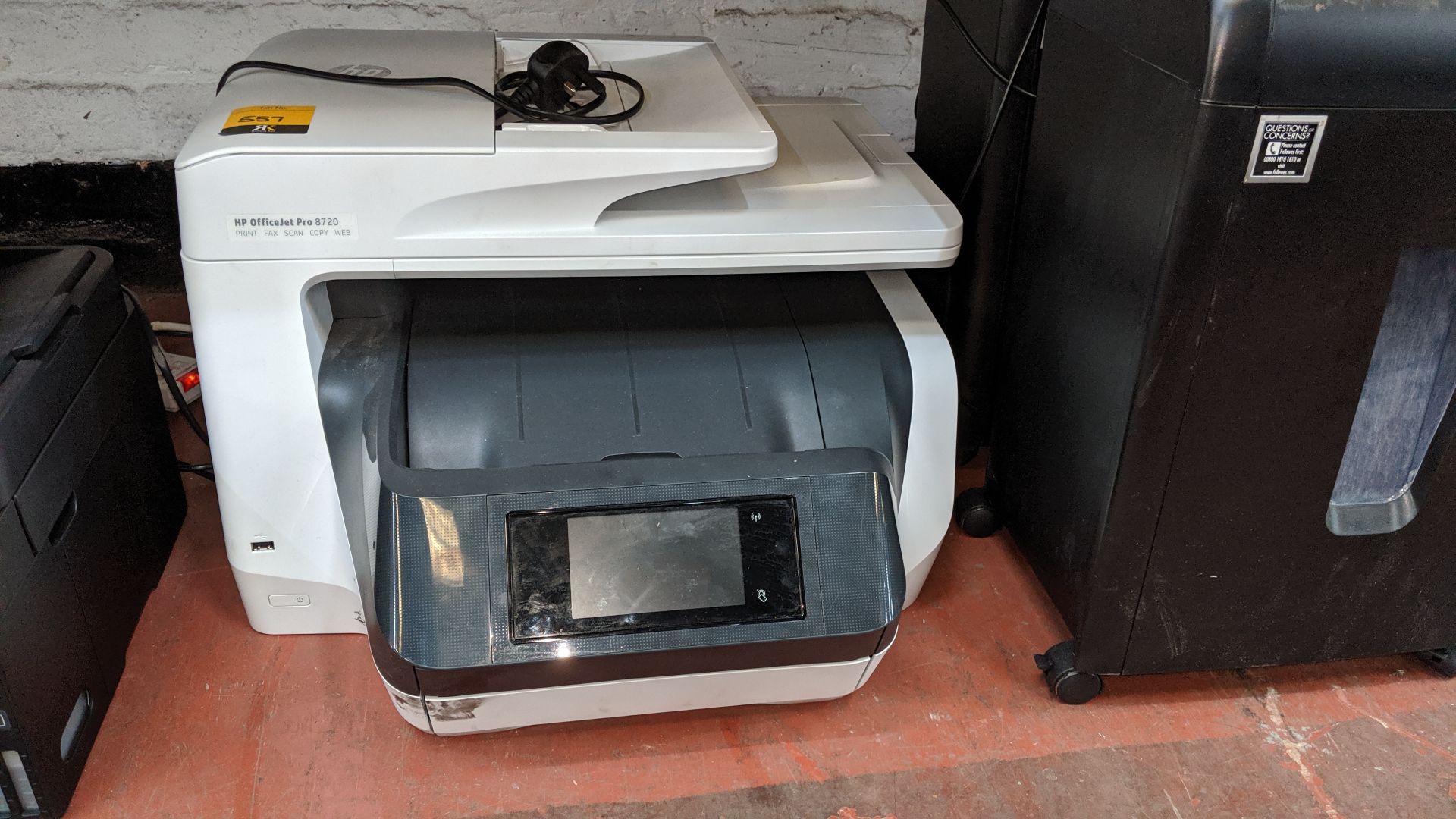 HP OfficeJet Pro 8720 multifunction printer. This is one of a large number of lots used/owned by One - Image 3 of 4