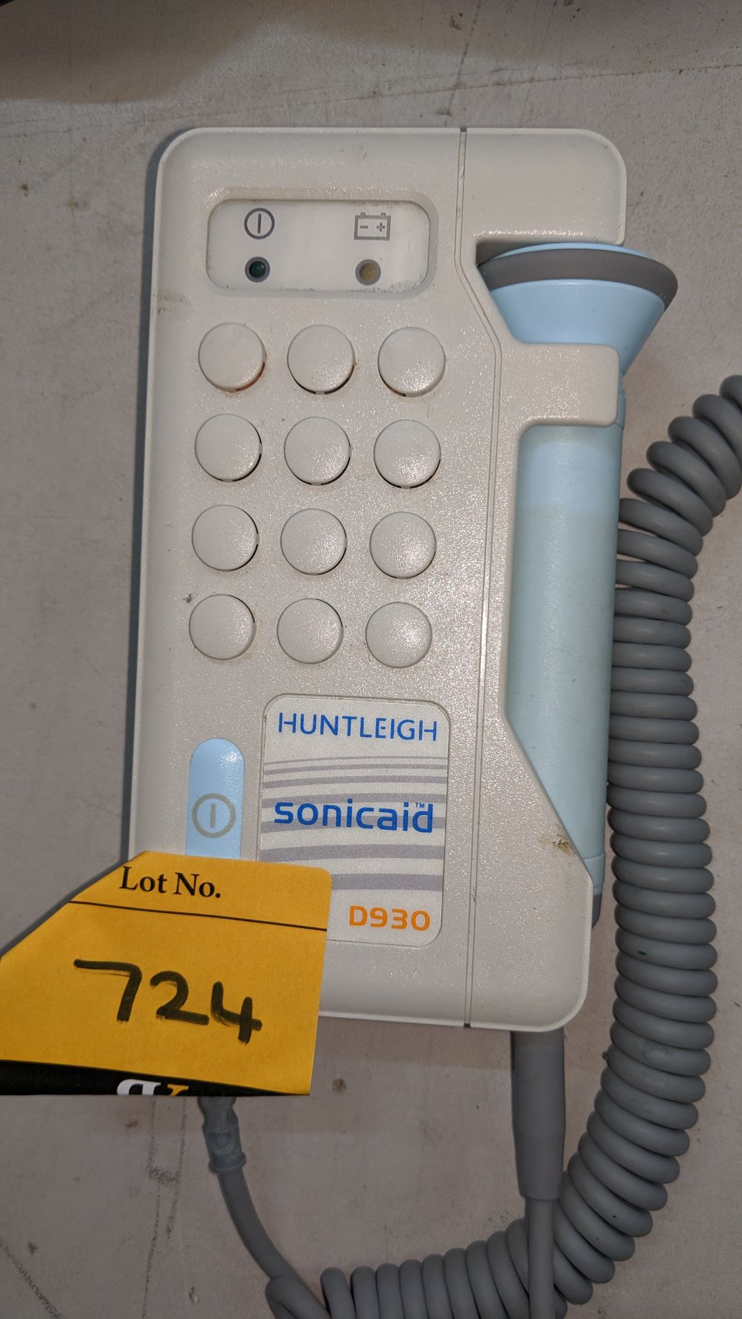 Huntleigh Sonicaid D930 Fetal Doppler tester. This is one of a large number of lots used/owned by - Image 3 of 4