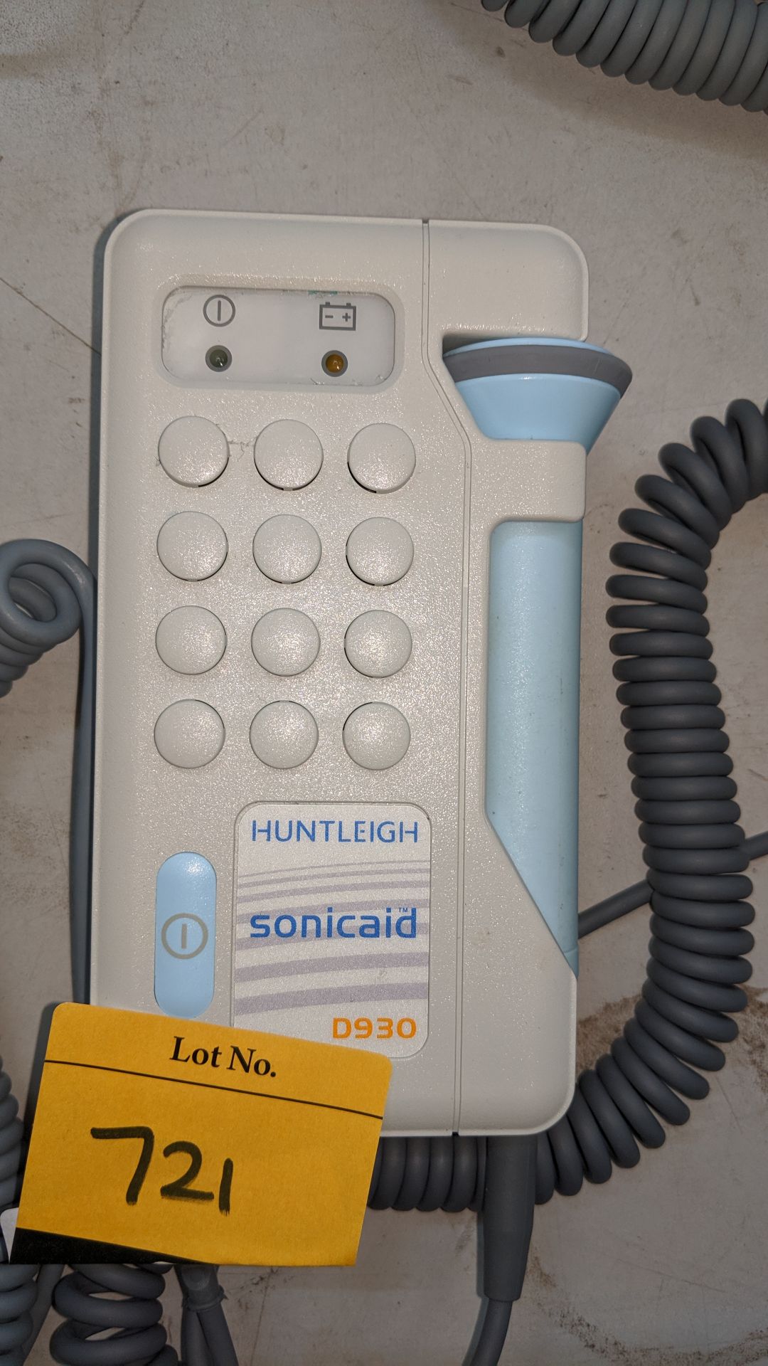 Huntleigh Sonicaid D930 Fetal Doppler tester. This is one of a large number of lots used/owned by - Image 3 of 4